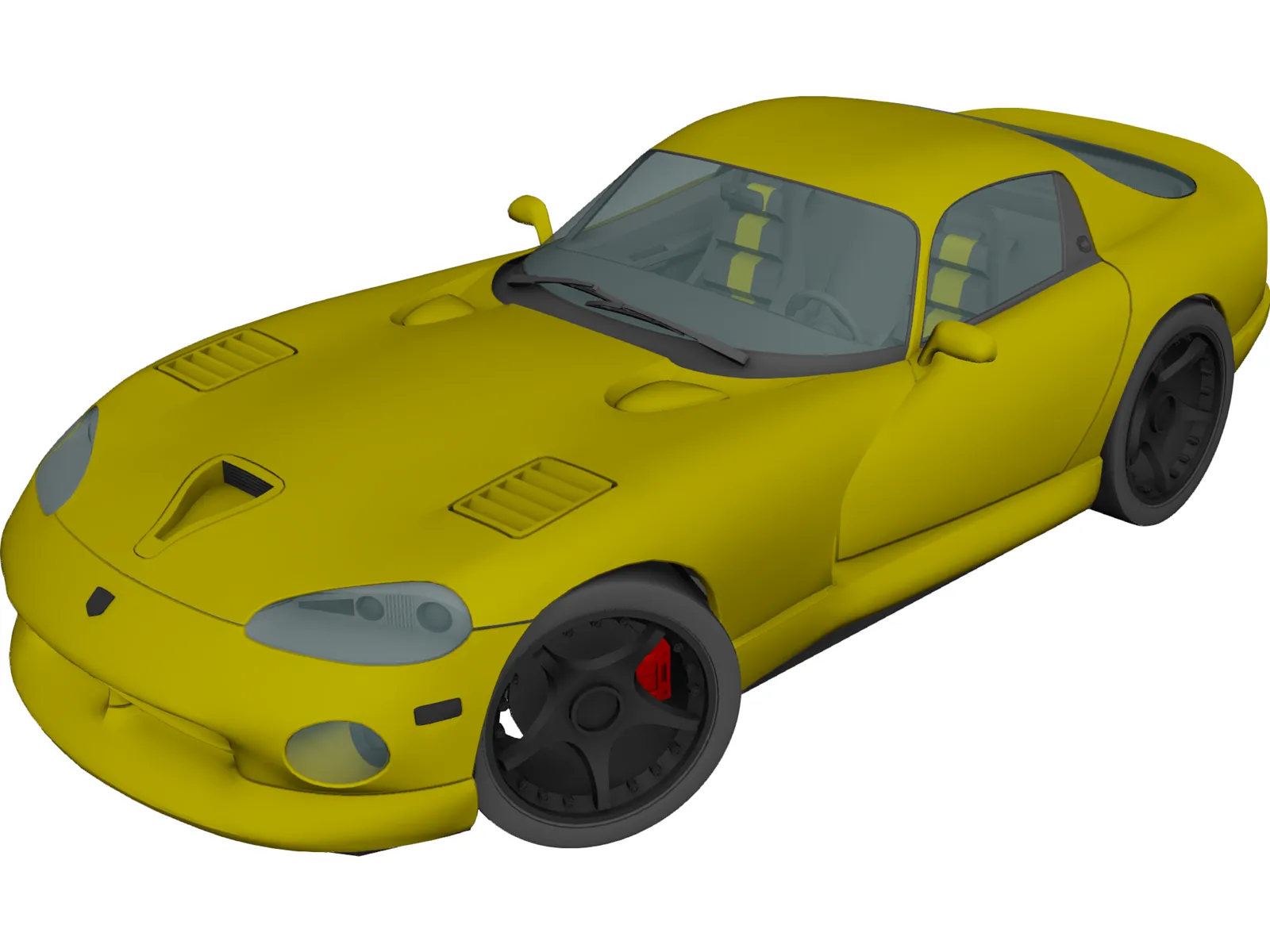 Dodge Viper 3D Model main preview
