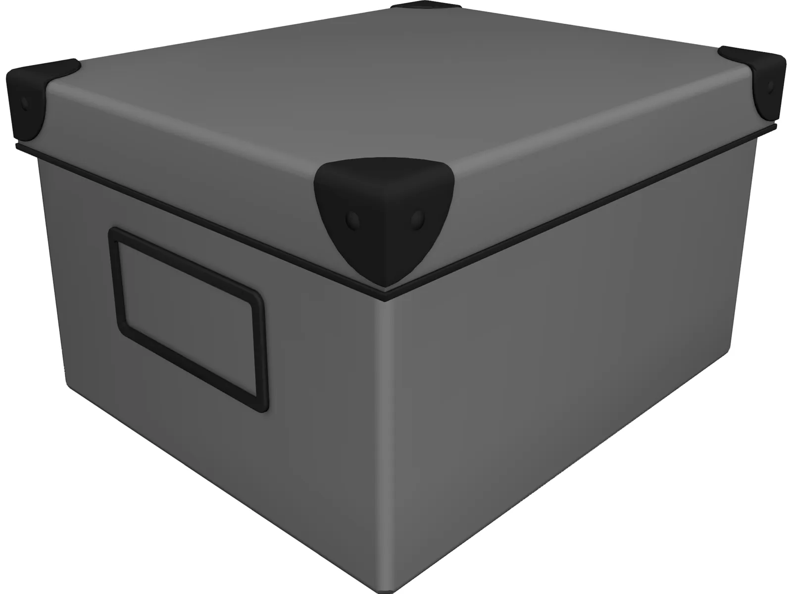 Box 3D Model main preview