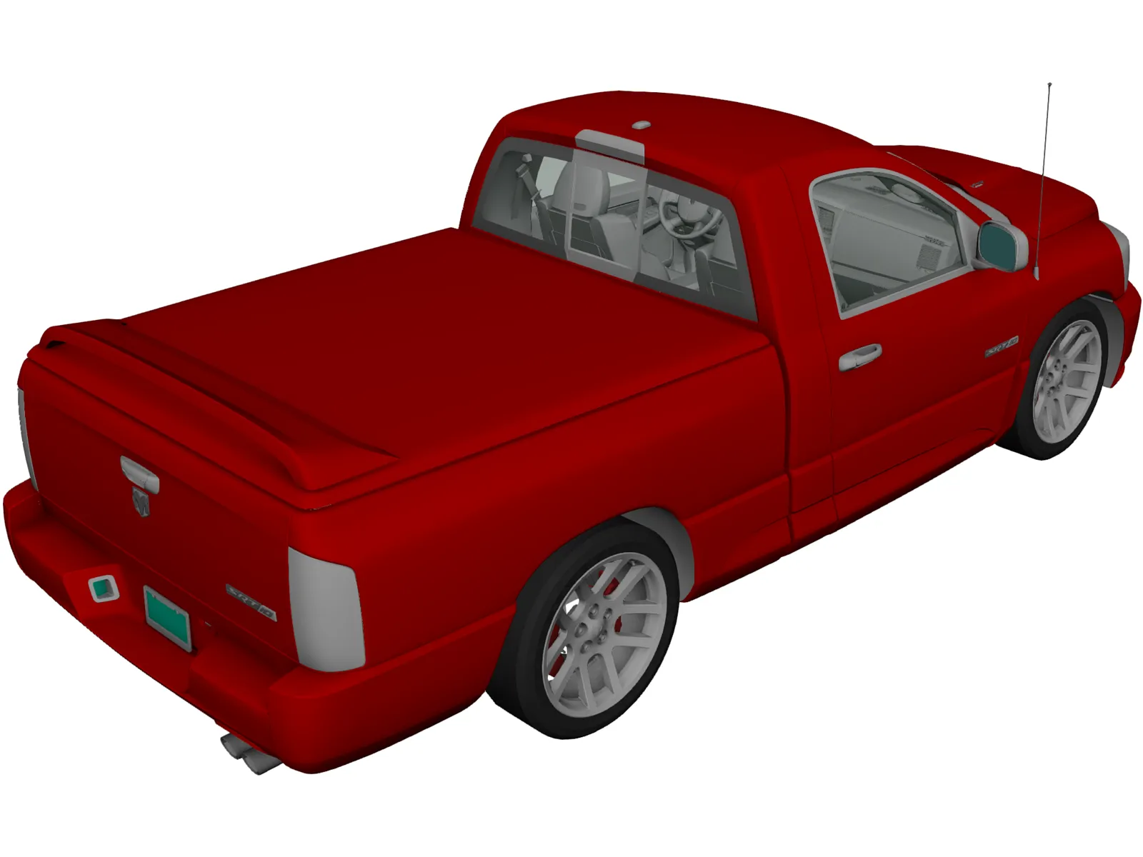 Dodge Rm SRT10 (2006) 3D Model main preview
