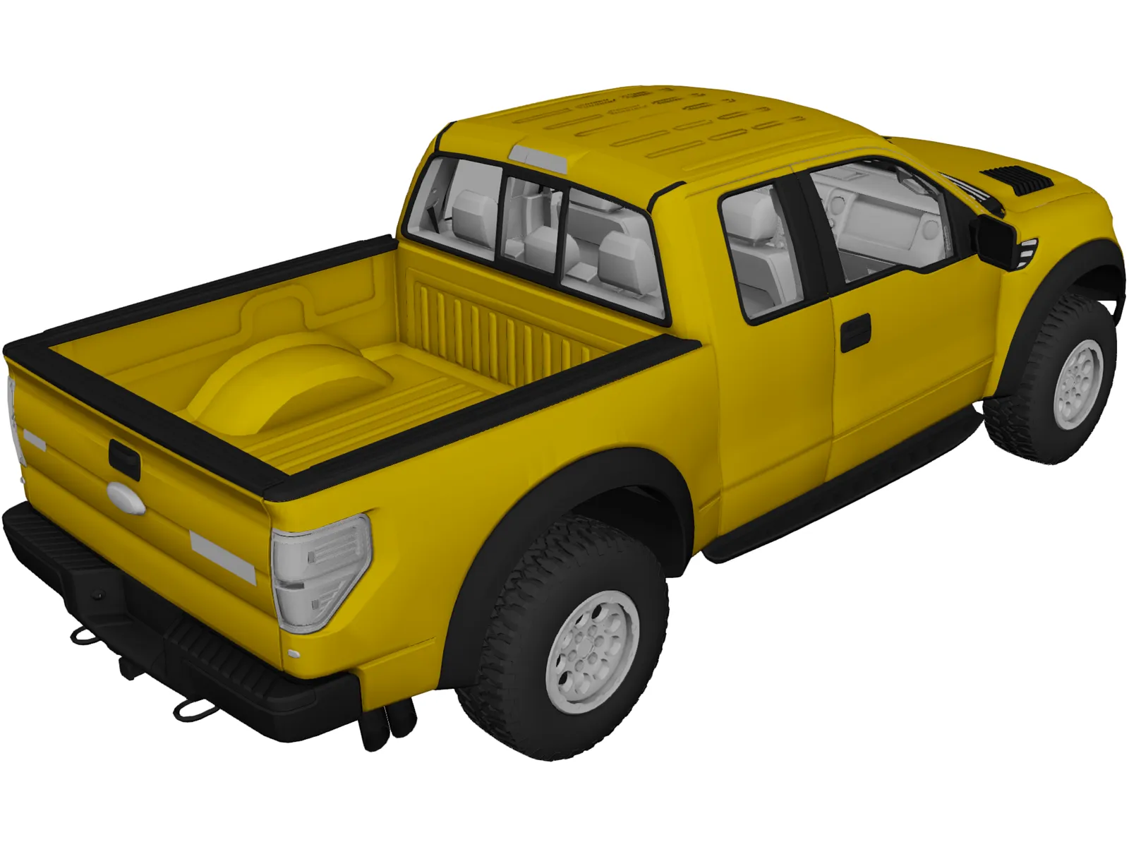 Ford SVT Raptor (2014) 3D Model main preview