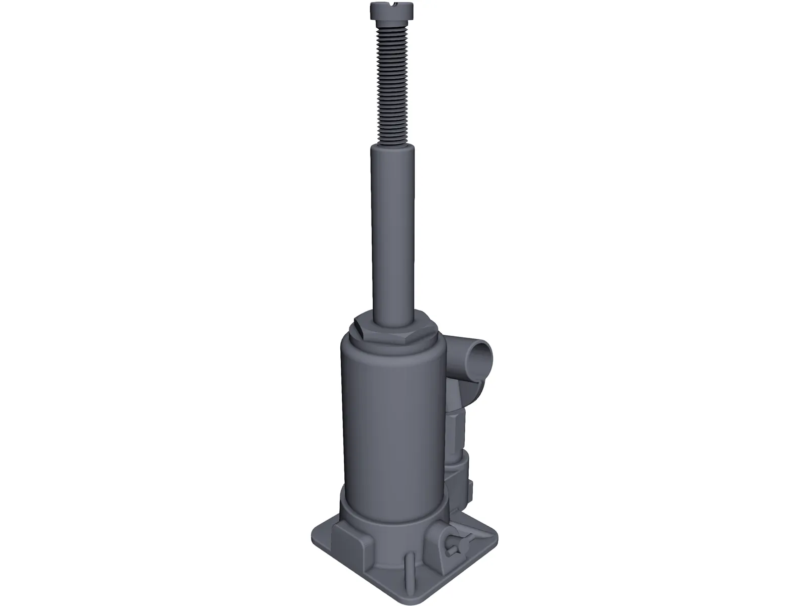 Hydraulic Jack 3D Model main preview