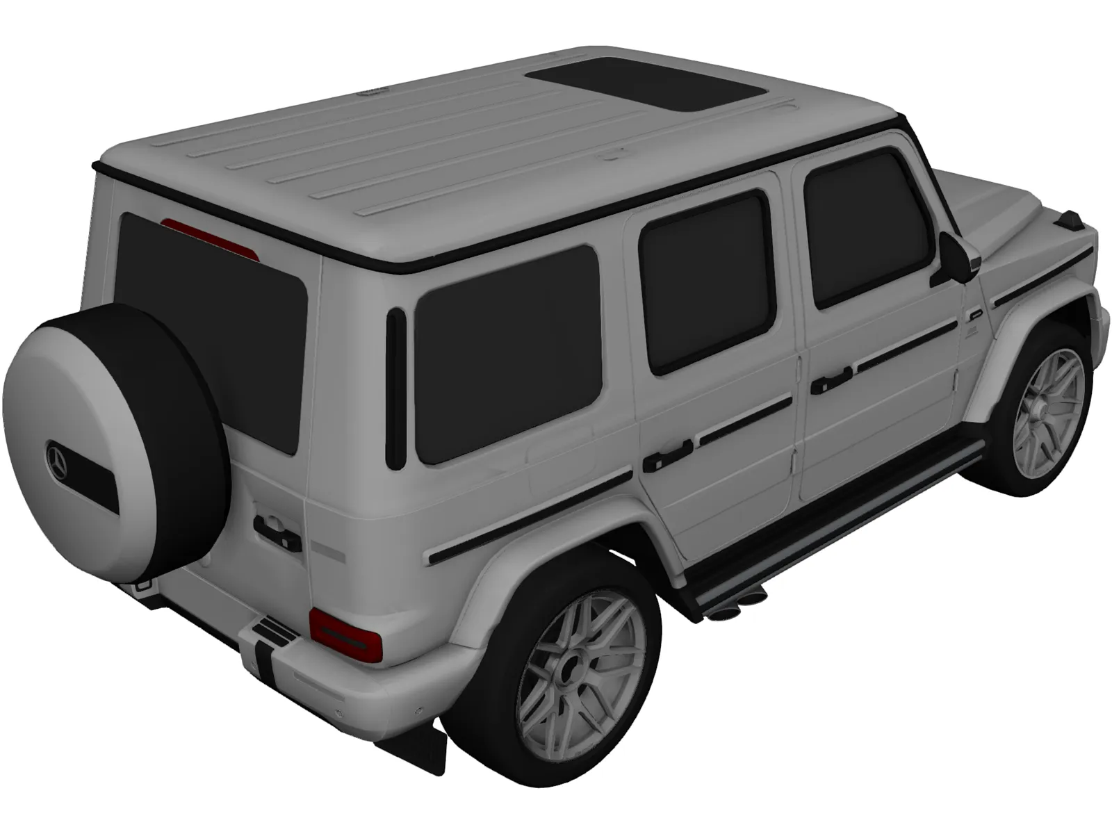 Mercedes-Benz G63 AMG (2019) 3D Model main preview