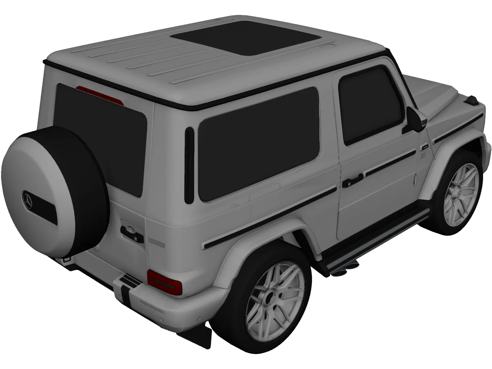 Mercedes-Benz G63 Coupe (2019) 3D Model main preview