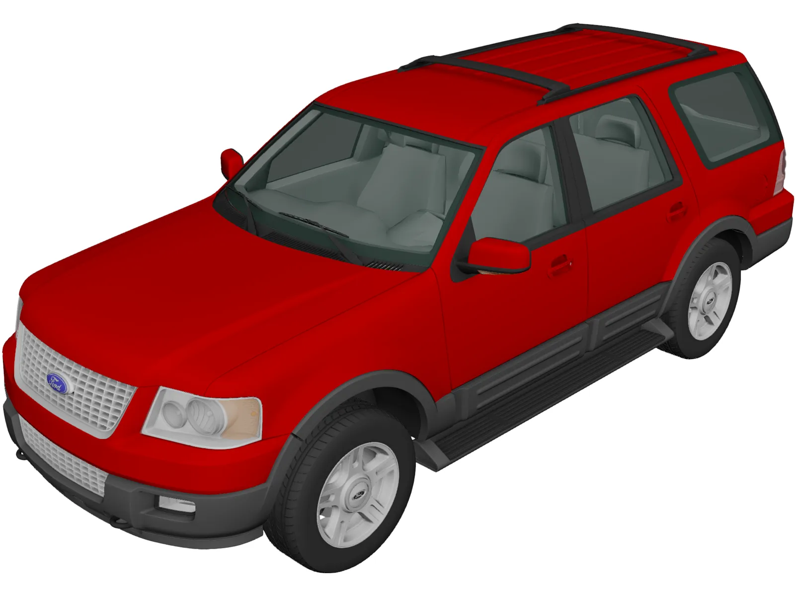 Ford Expedition (2003) 3D Model main preview