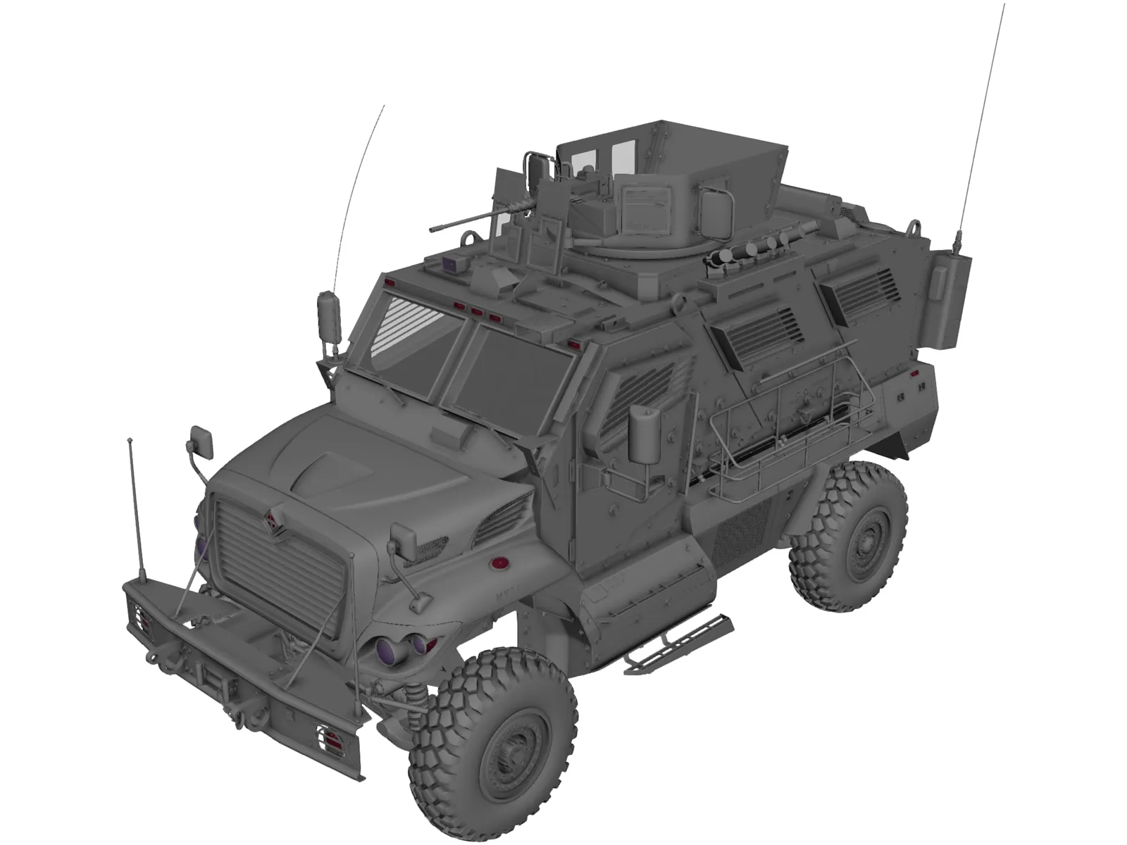 International MaxxPro 3D Model main preview