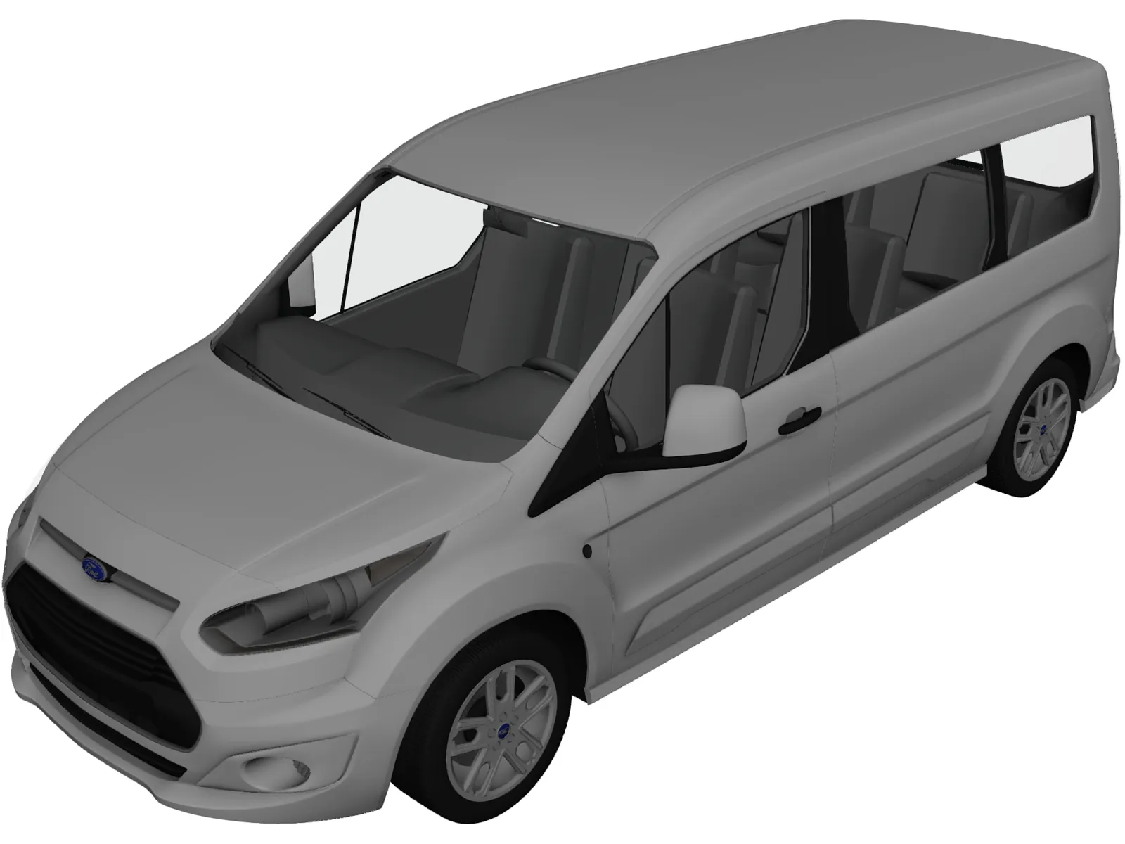 Ford Tourneo Connect (2014) 3D Model main preview