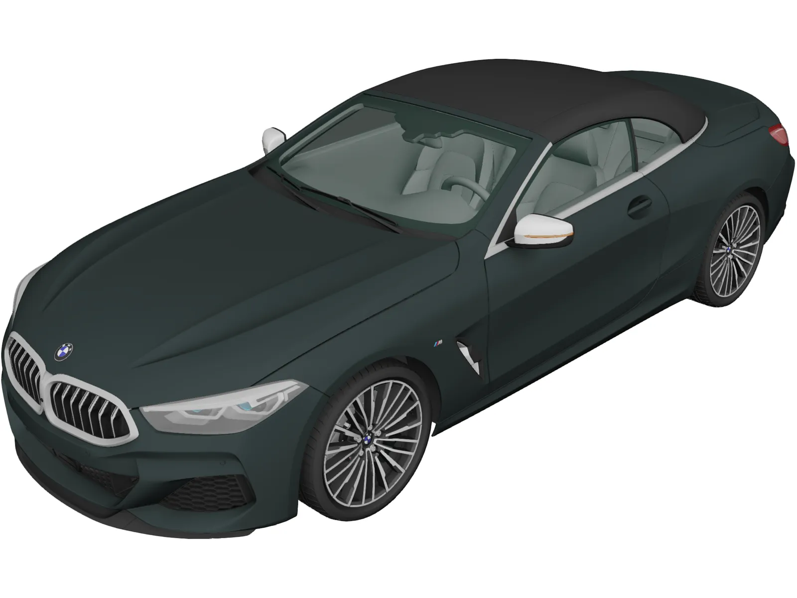 BMW M850i Convertible (2019) 3D Model main preview