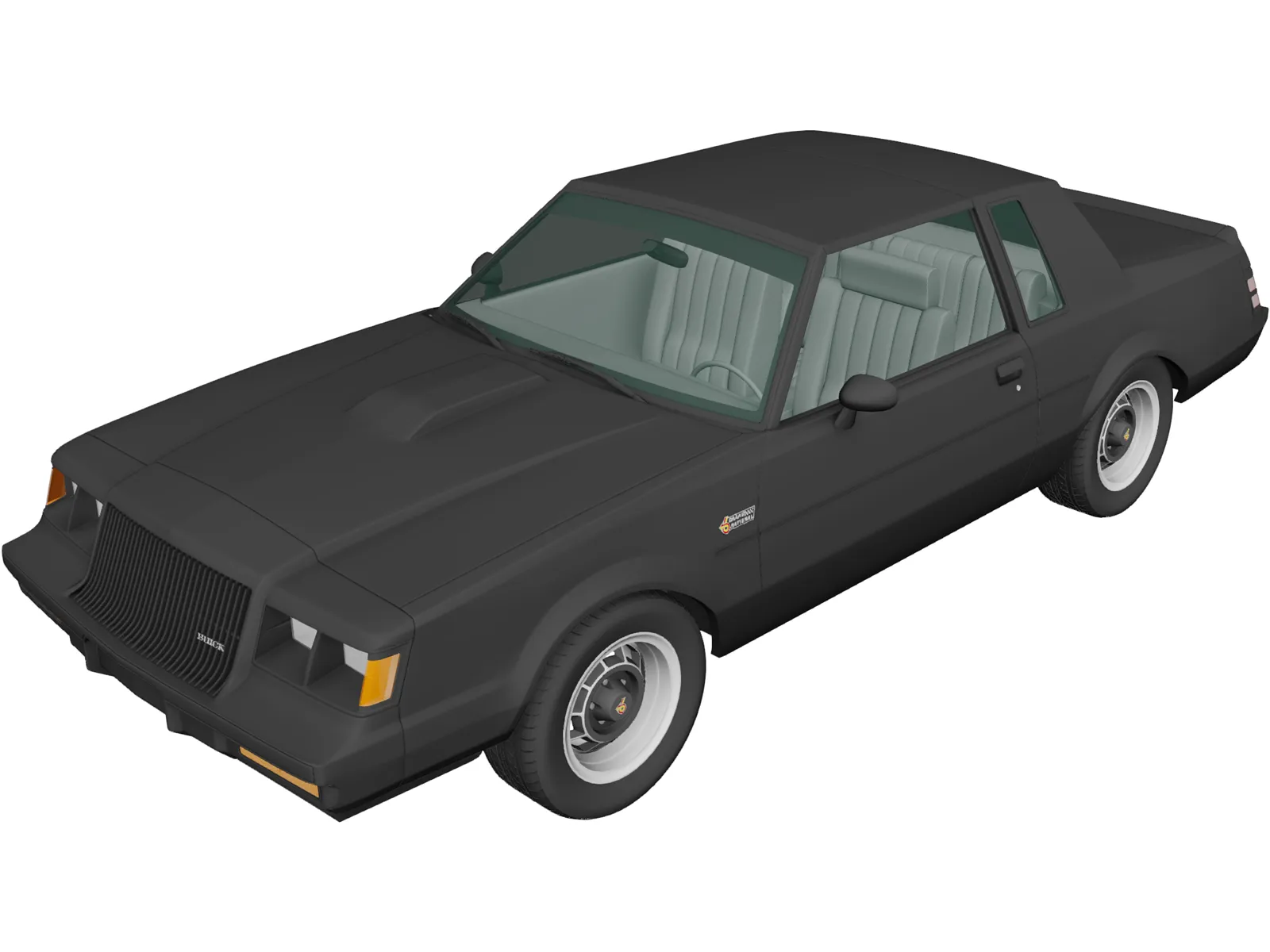 Buick Regal Grand National Coupe (1987) 3D Model main preview