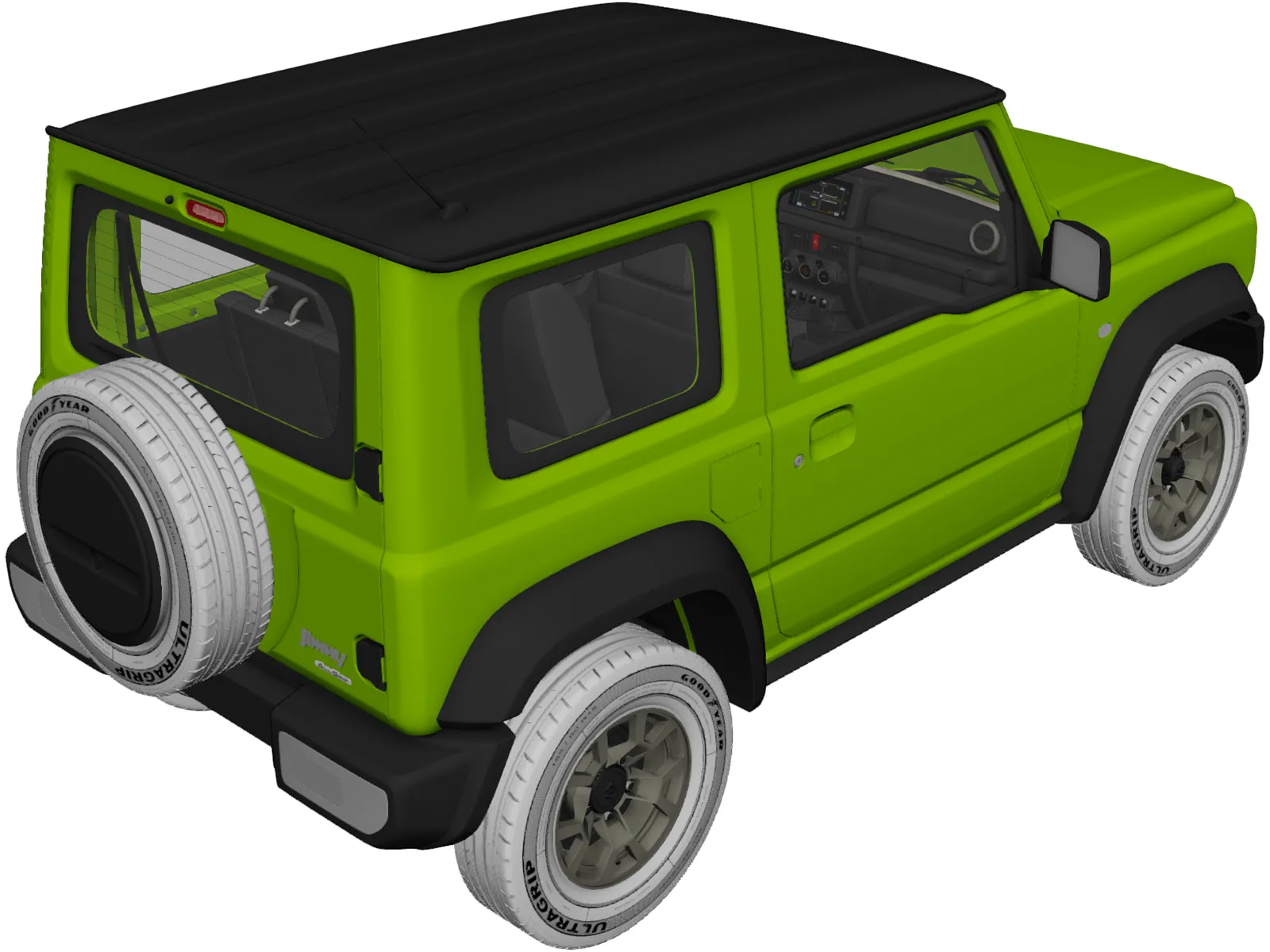 Suzuki Jimny (2019) 3D Model main preview