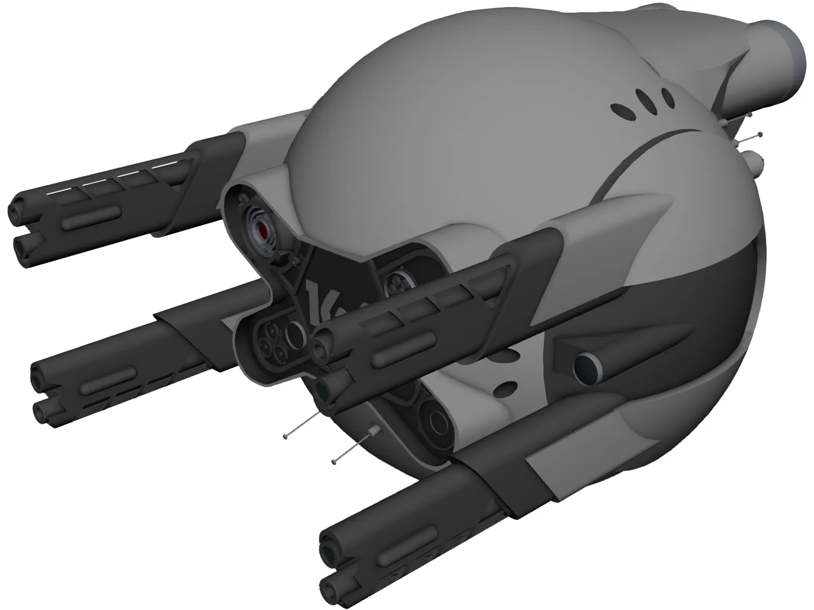 Drone Oblivien 3D Model main preview