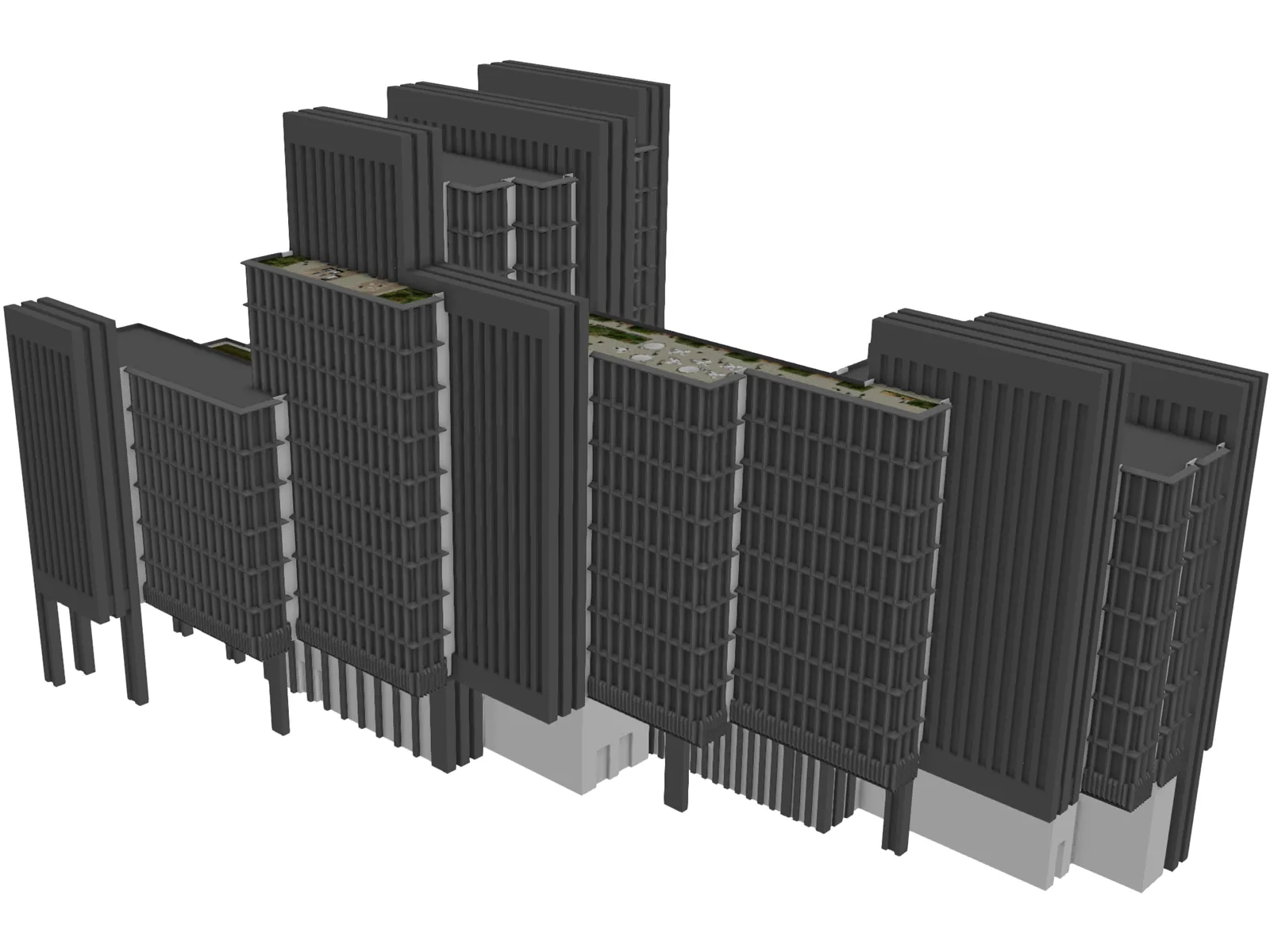 One London Wall Place 3D Model main preview