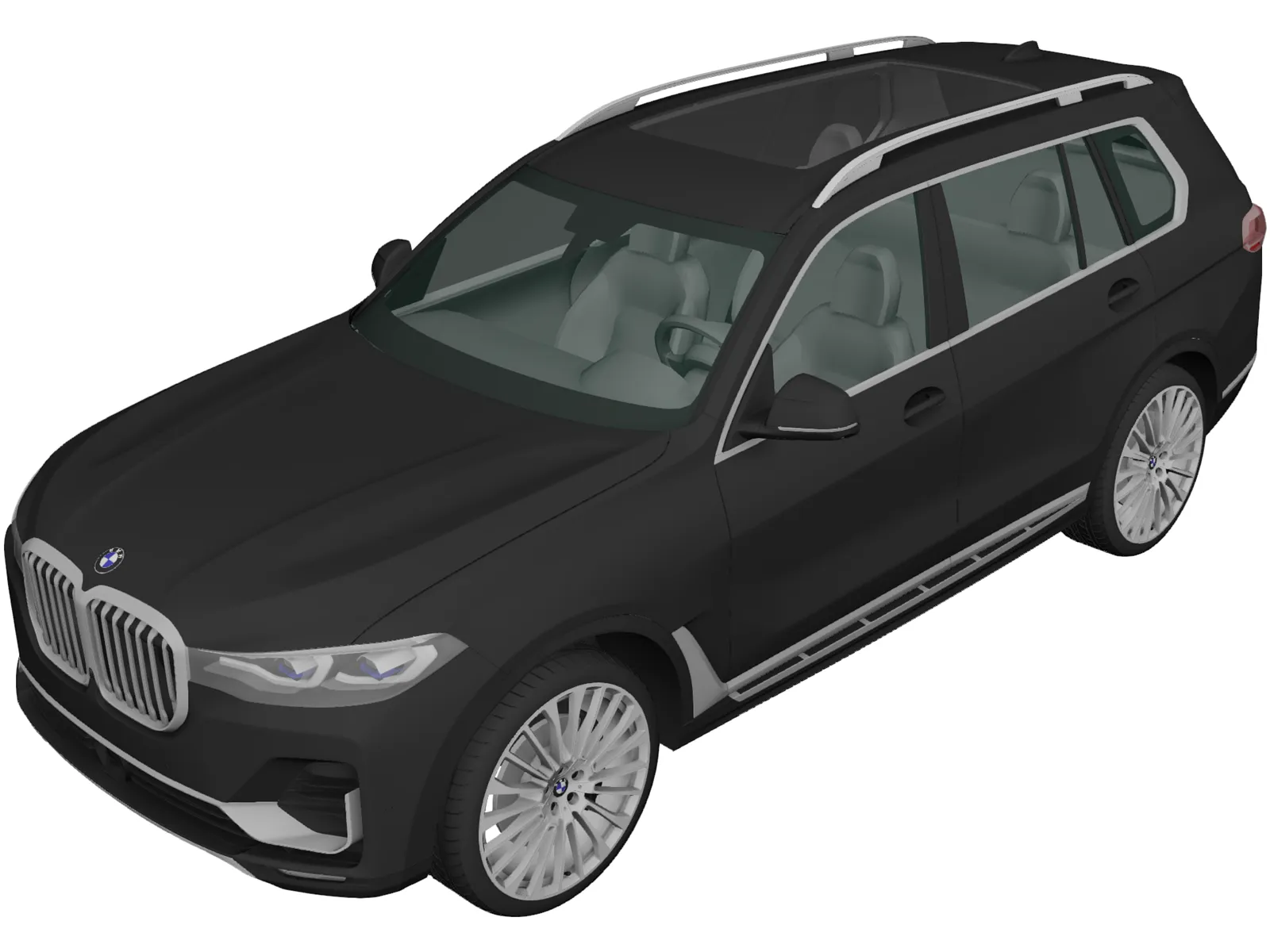 BMW X7 [G07] (2019) 3D Model main preview