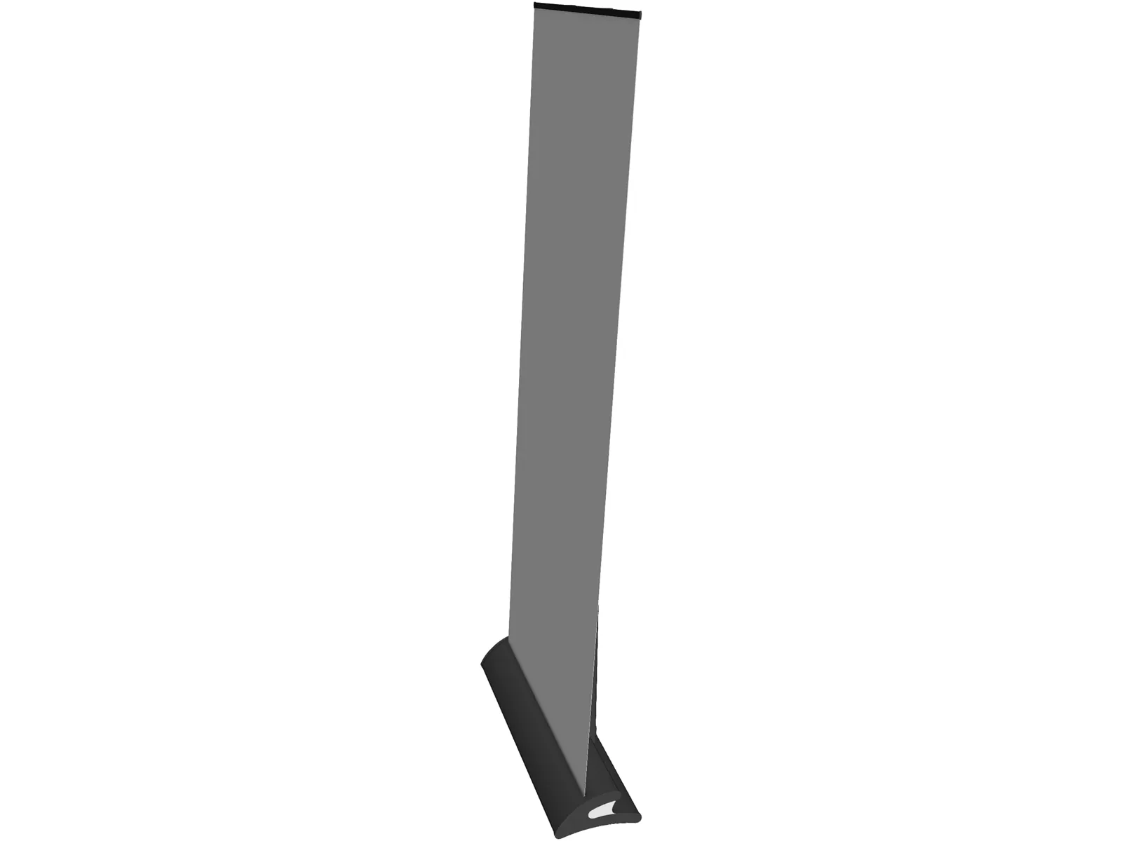 Stand Roll Up 3D Model main preview