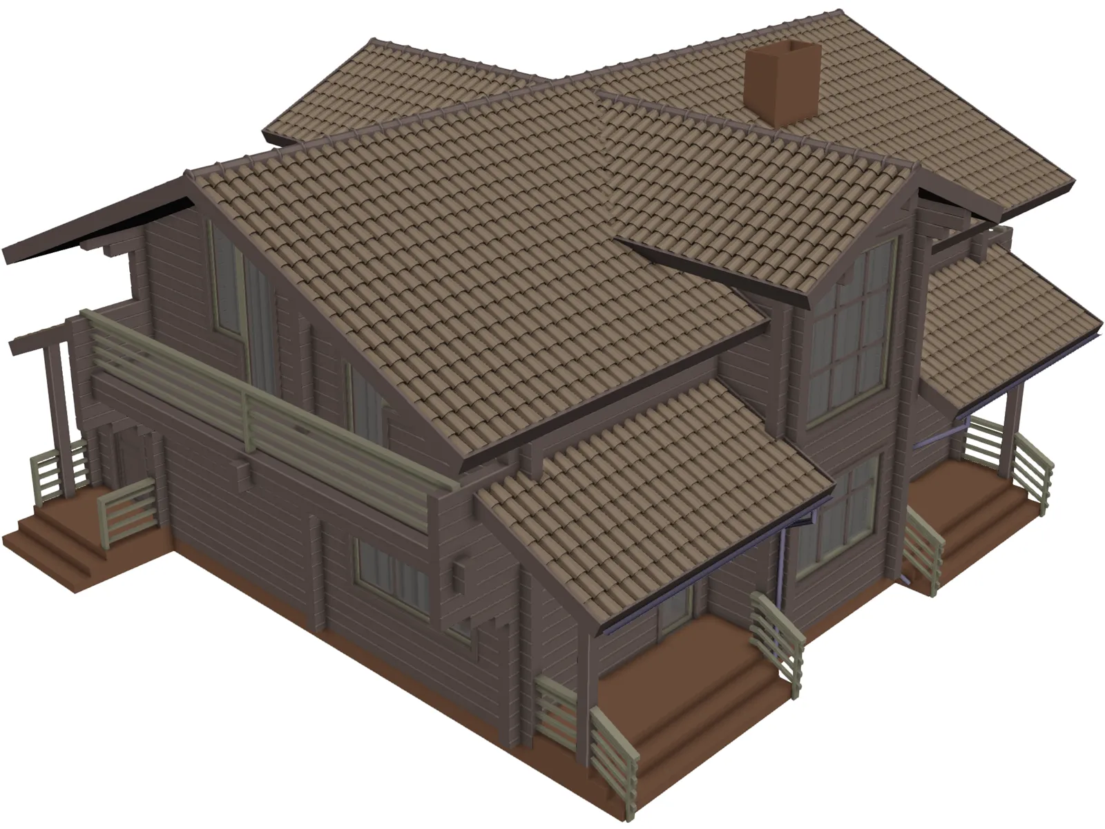 House 3D Model main preview