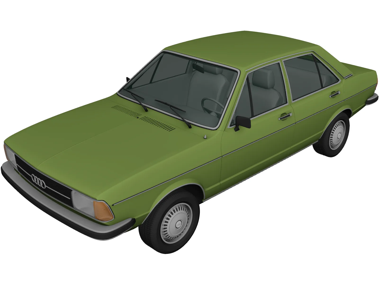 Audi 80 [B1] (1976) 3D Model main preview