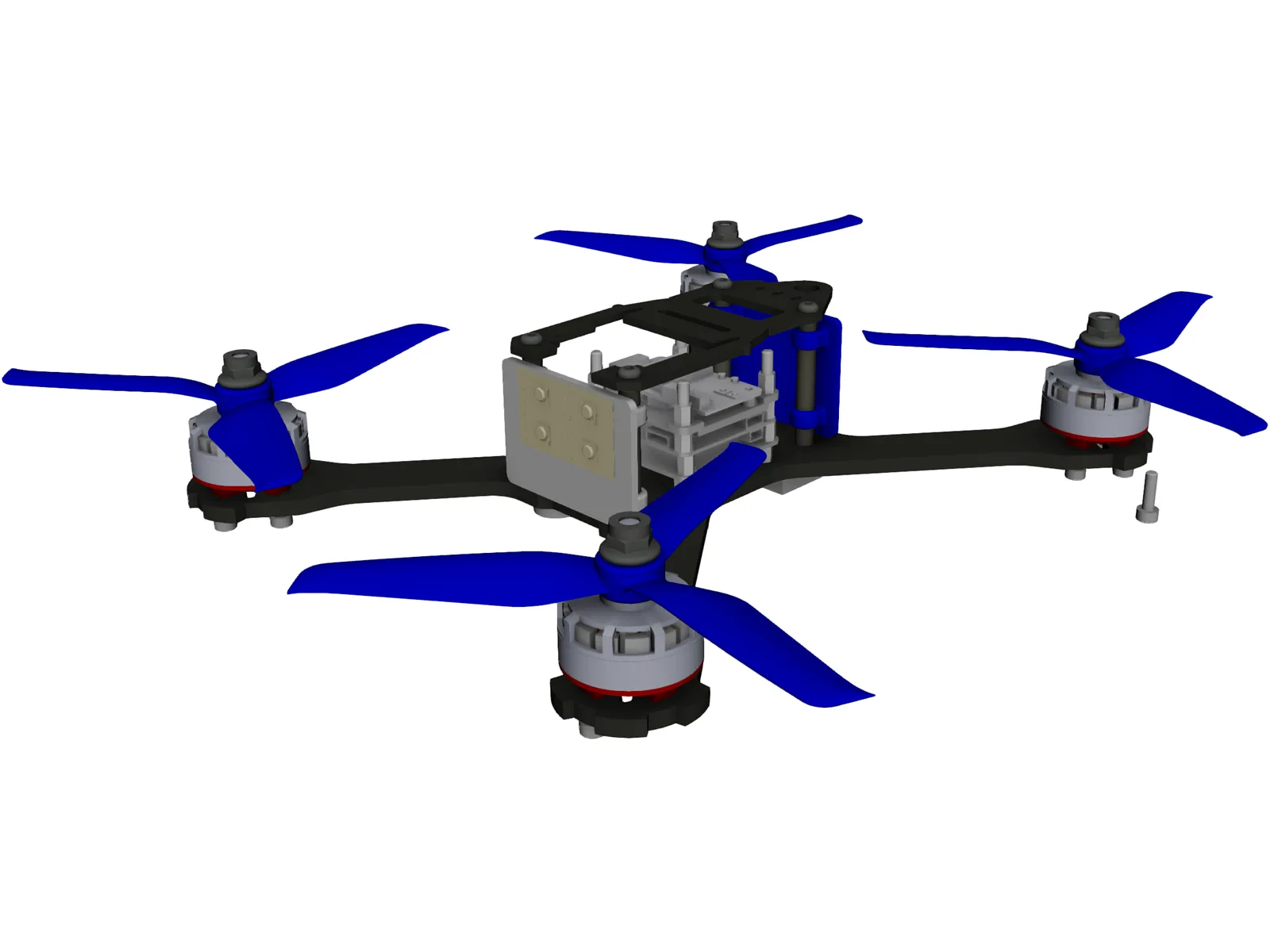 Franz Valve Balloon Drone Navigation 3D Model main preview