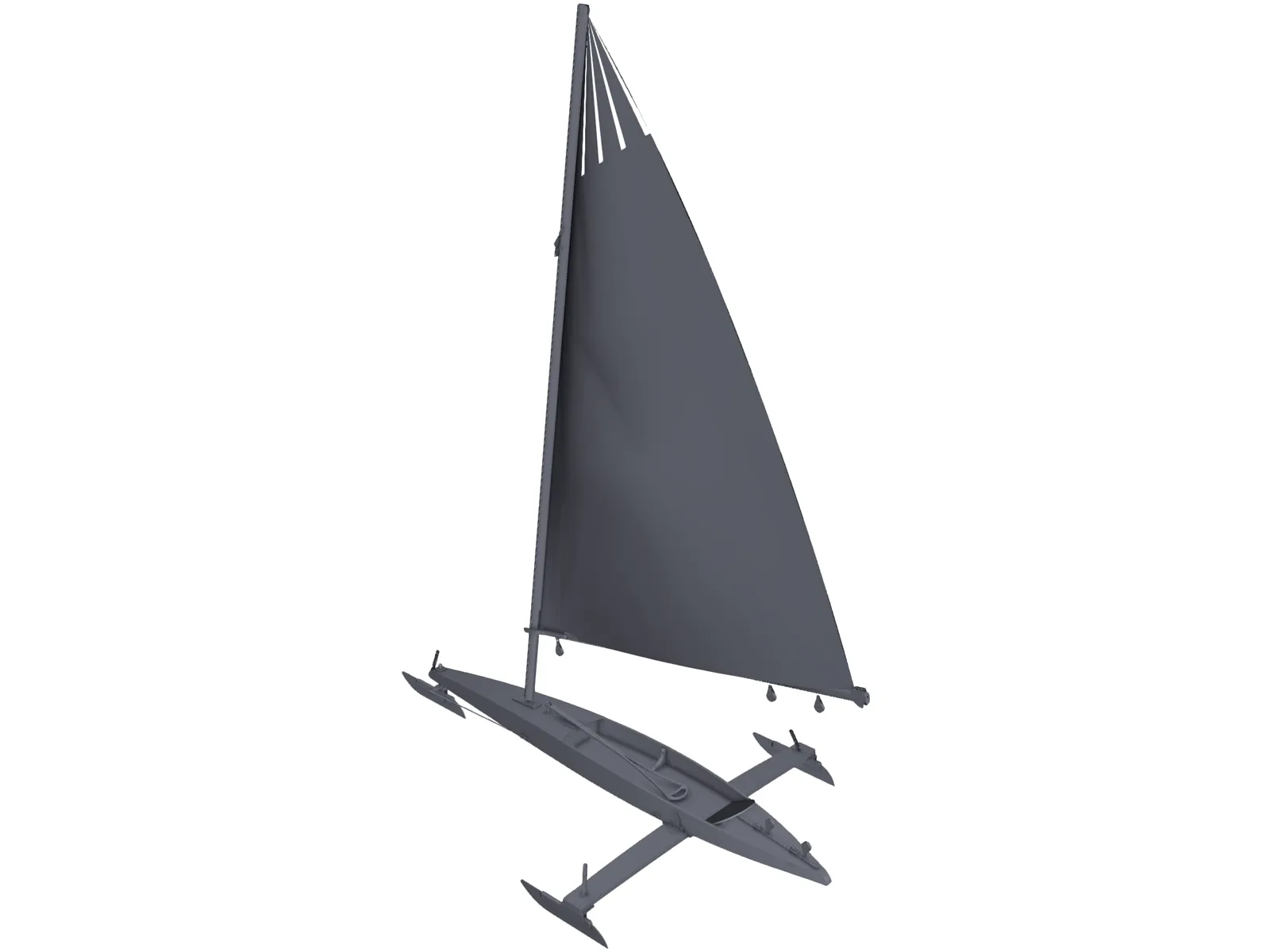 Iceboat DN-60 3D Model main preview