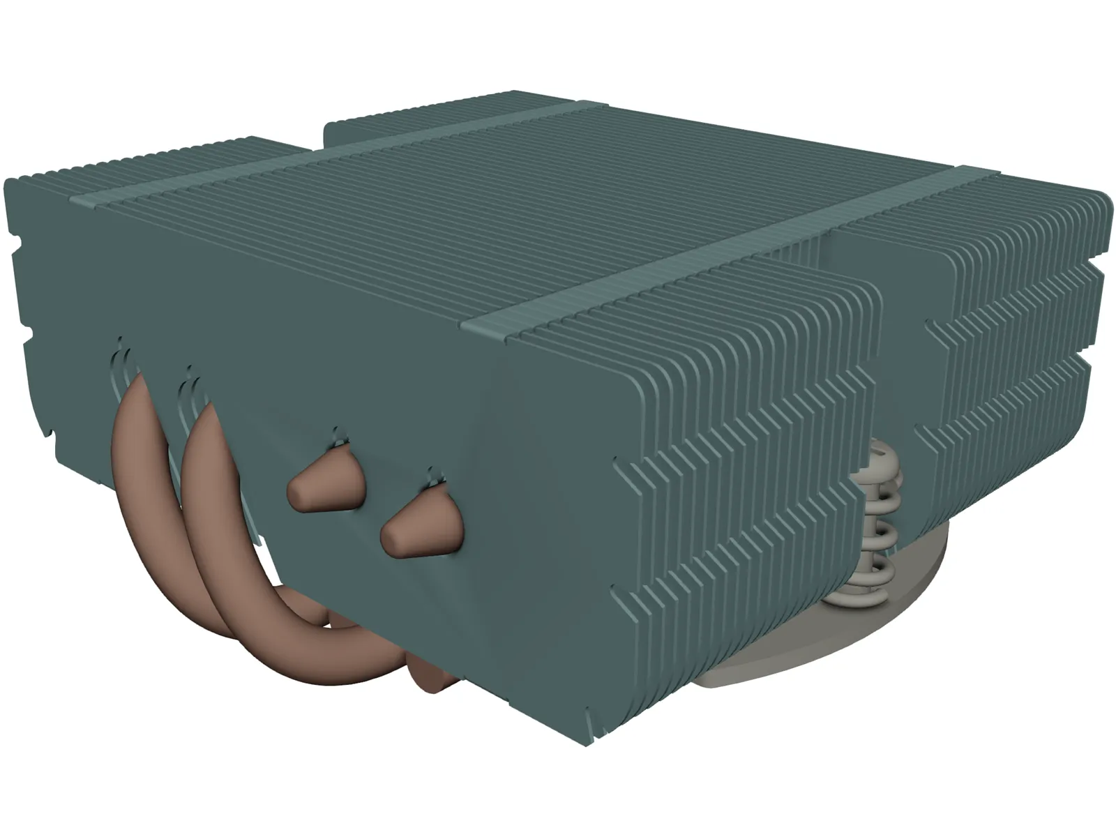 Noctua NH-L9X65 CPU Cooler 3D Model main preview