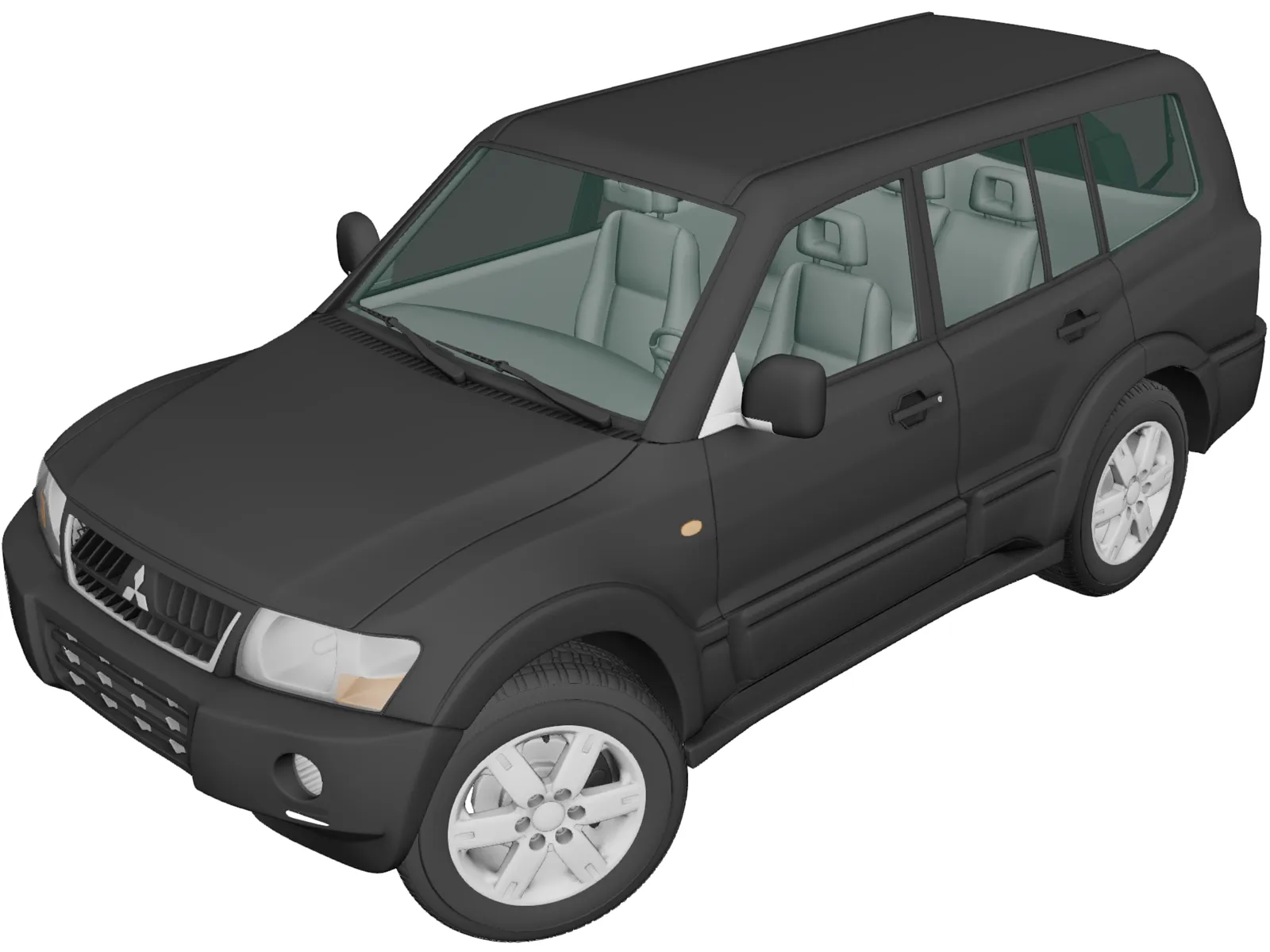 Mitsubishi Pajero 5-Doors (2005) 3D Model main preview