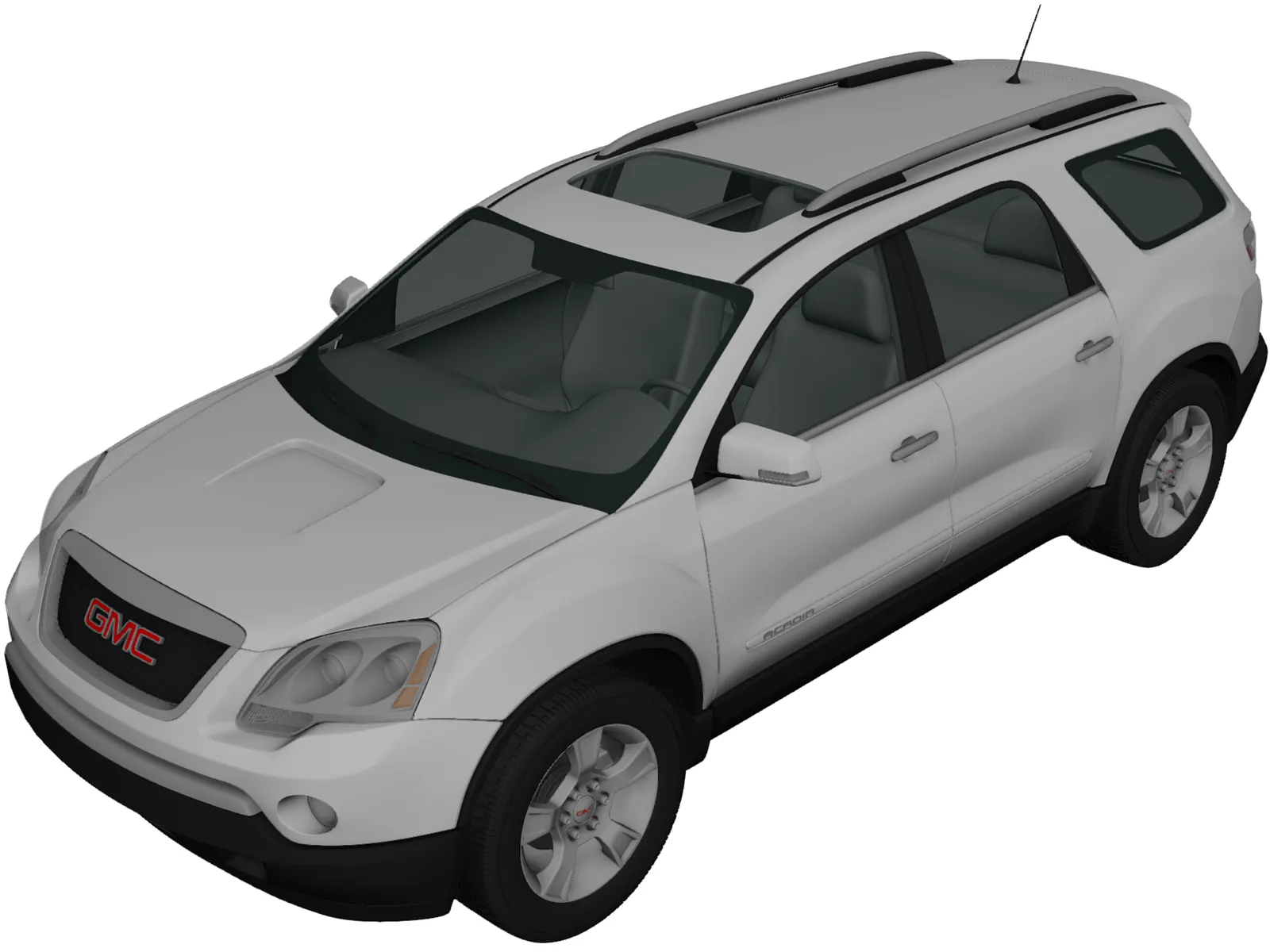 GMC Acadia (2011) 3D Model main preview