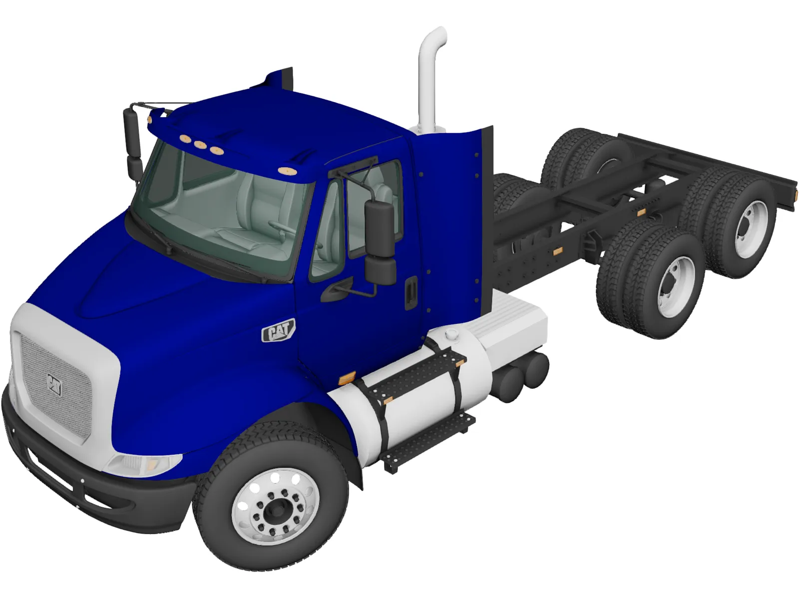 Caterpillar CT610 (2011) 3D Model main preview