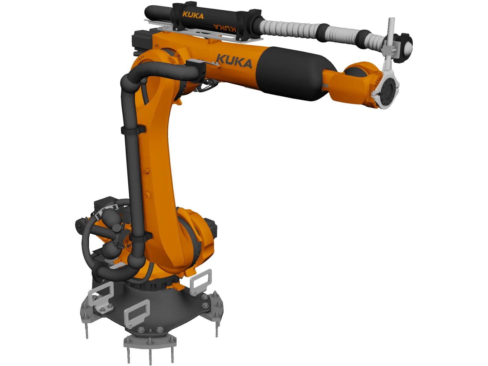 KUKA Quantec KR-120 R2700-2 3D Model main preview