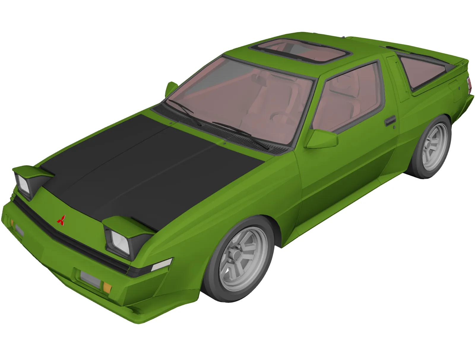 Mitsubishi Starion (1988) 3D Model main preview