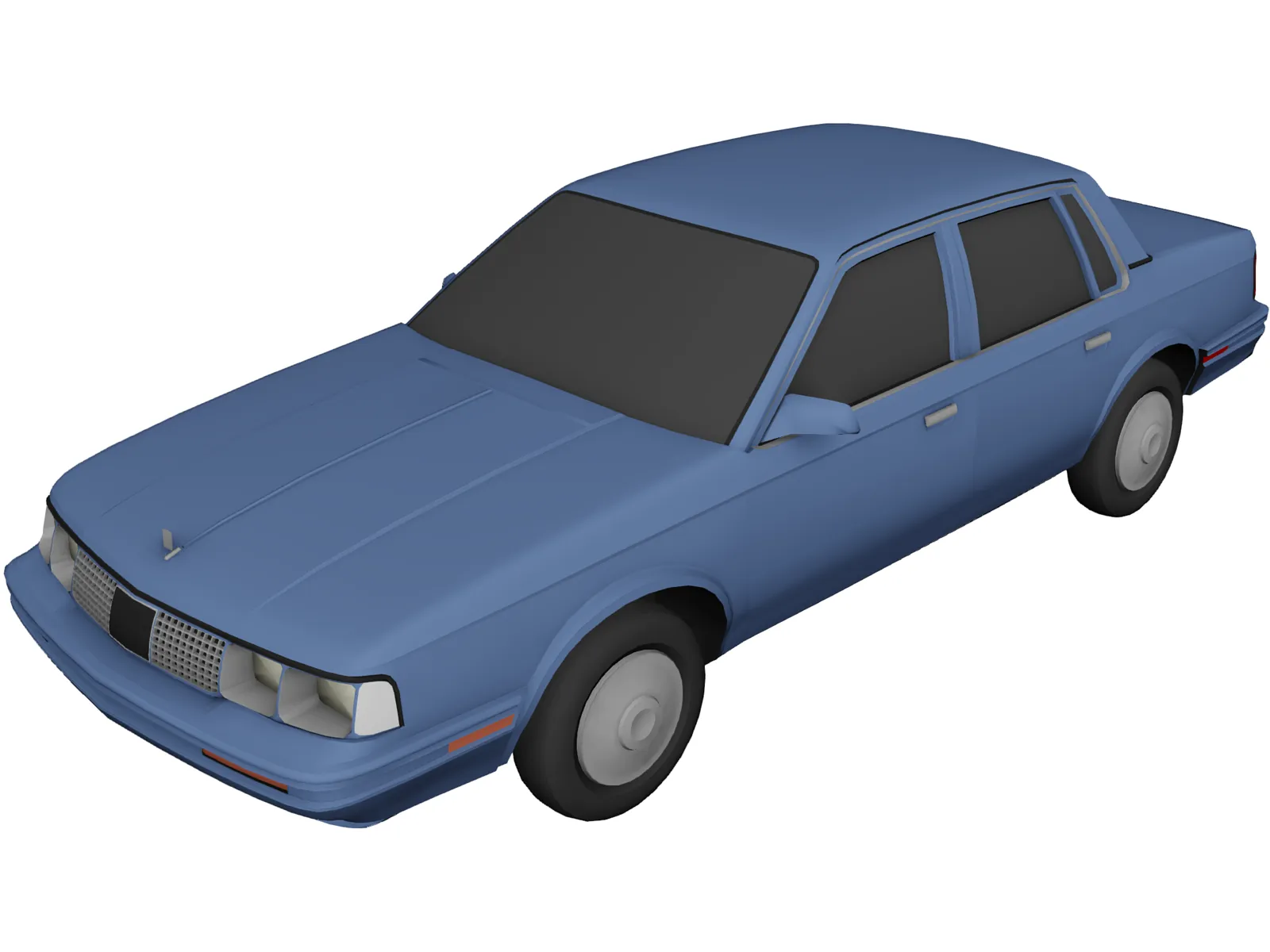 Oldsmobile Cutlass Ciera (1986) 3D Model main preview