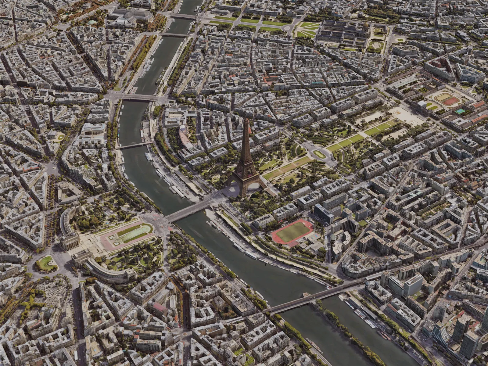 Paris City, France [24M] (2019) 3D Model main preview