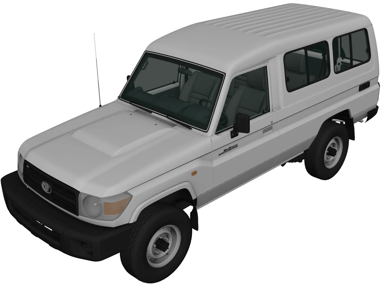 Toyota Land Cruiser (2010) 3D Model main preview