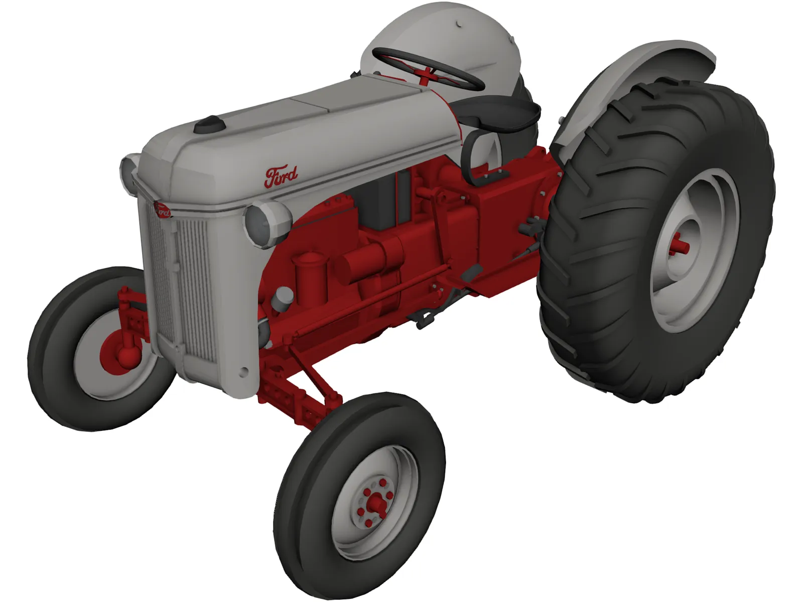 Ford 8N 3D Model main preview