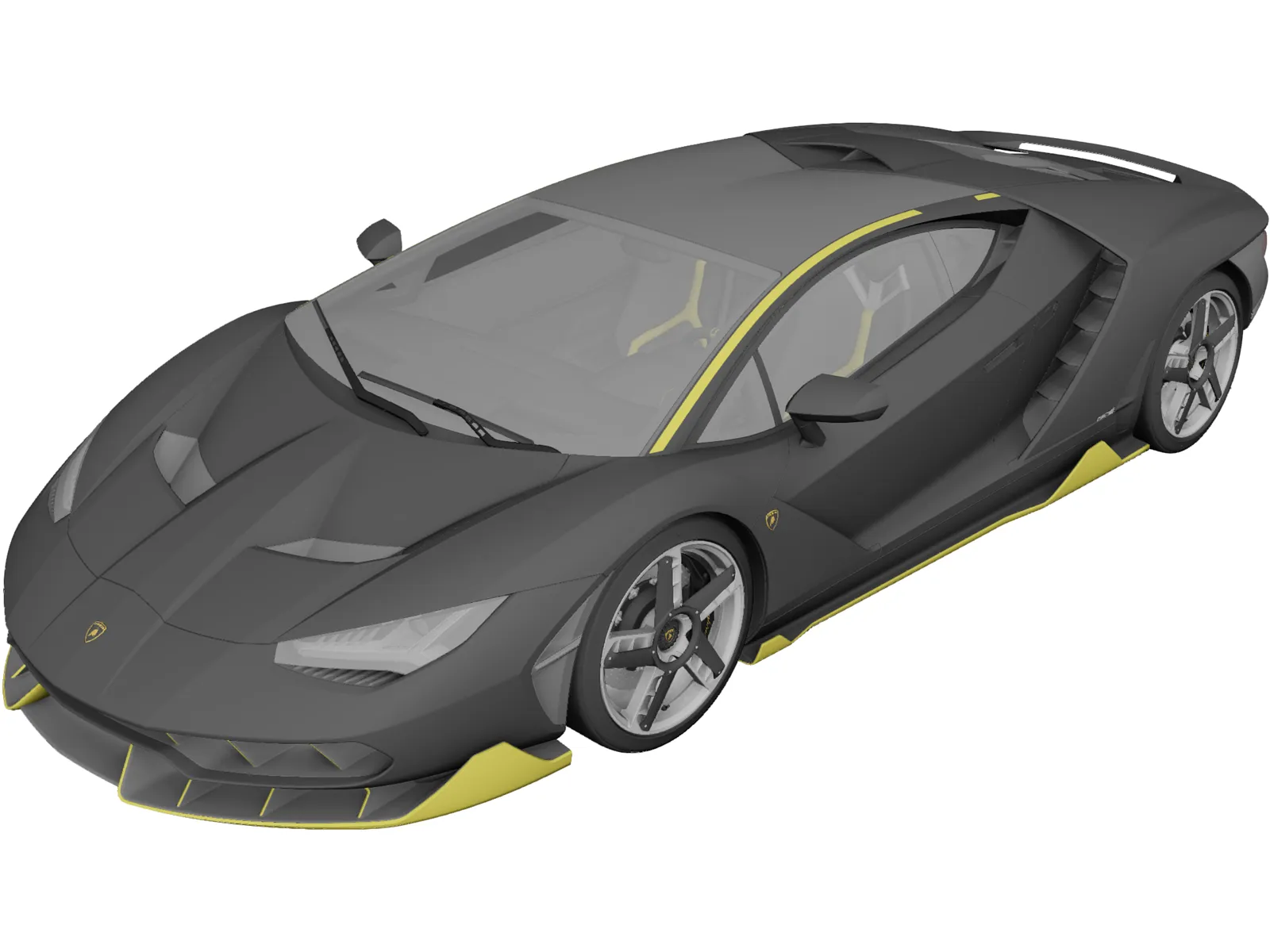Lamborghini Centenario (2016) 3D Model main preview