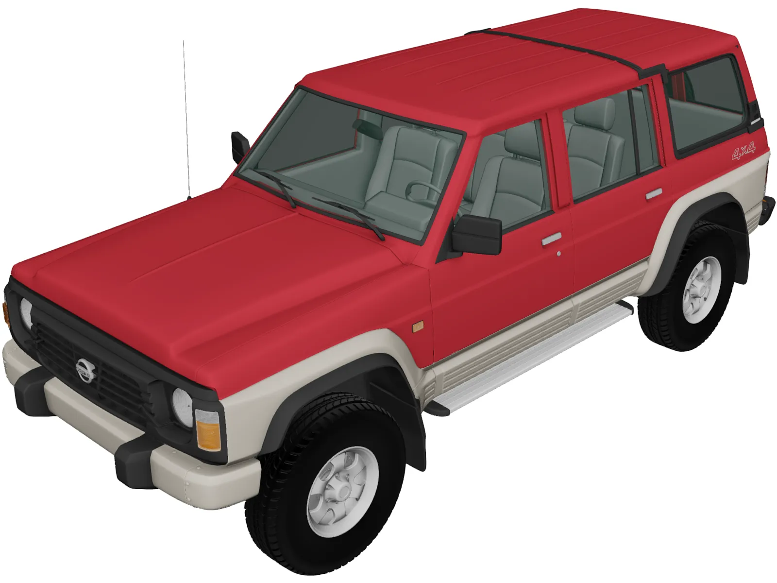 Nissan Patrol 5-door [Y60] (1987) 3D Model main preview