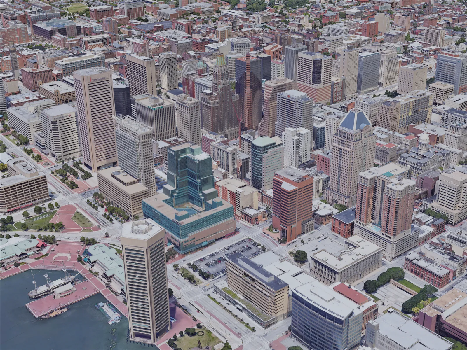 Baltimore City, MD, USA (2019) 3D Model main preview