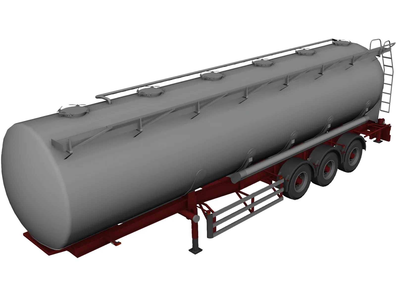 LAG Bulktrailer 3D Model main preview