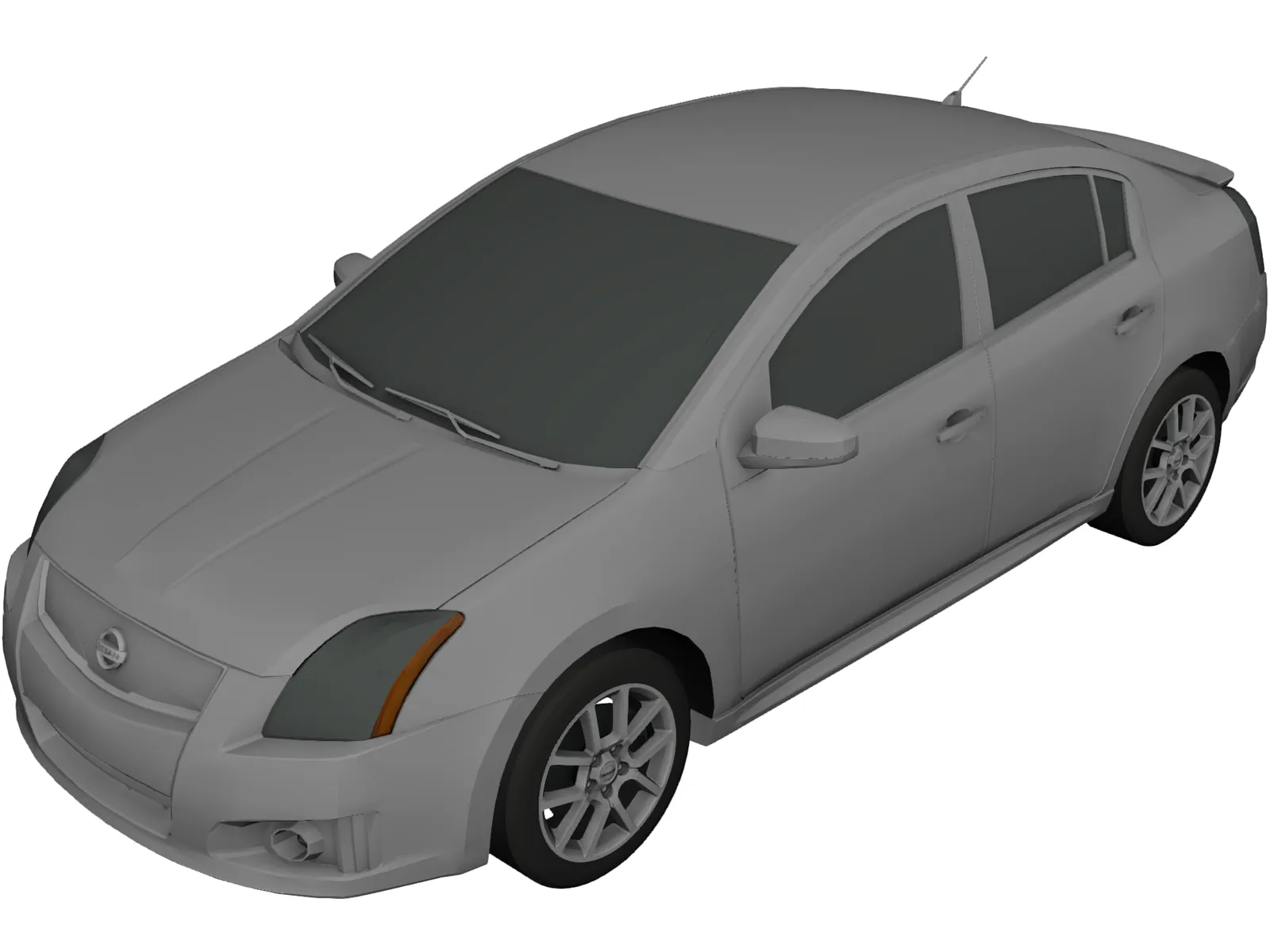 Nissan Sentra (2008) 3D Model main preview