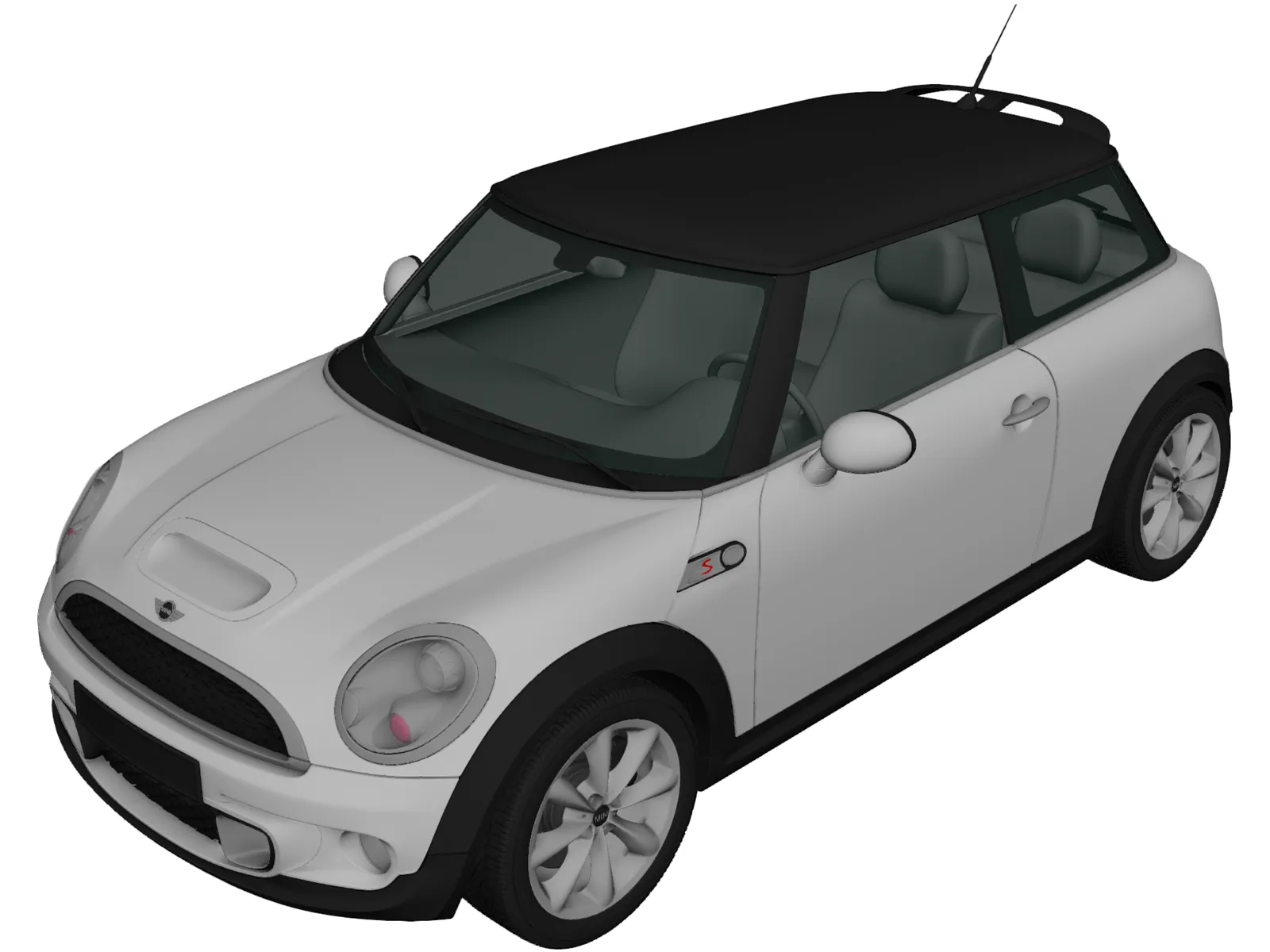 Mini Cooper S (2011) 3D Model main preview