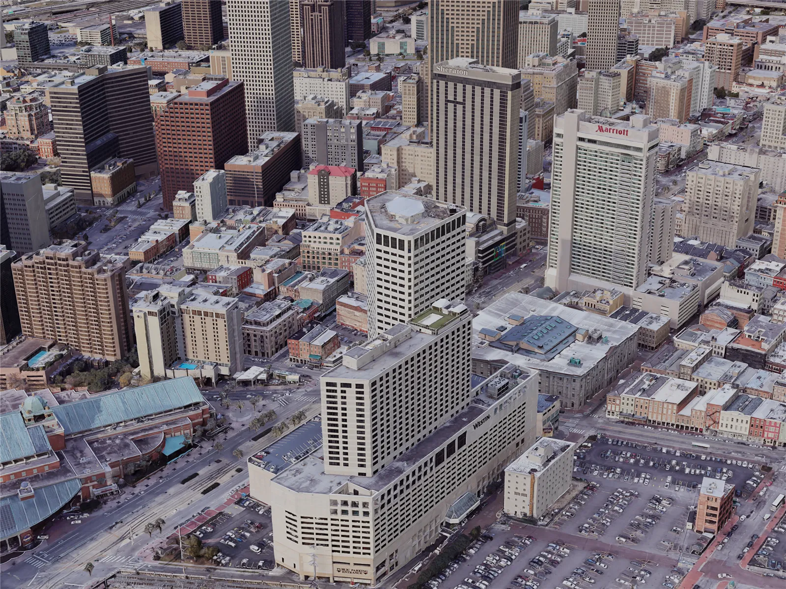 New Orleans City Downtown, USA (2019) 3D Model main preview