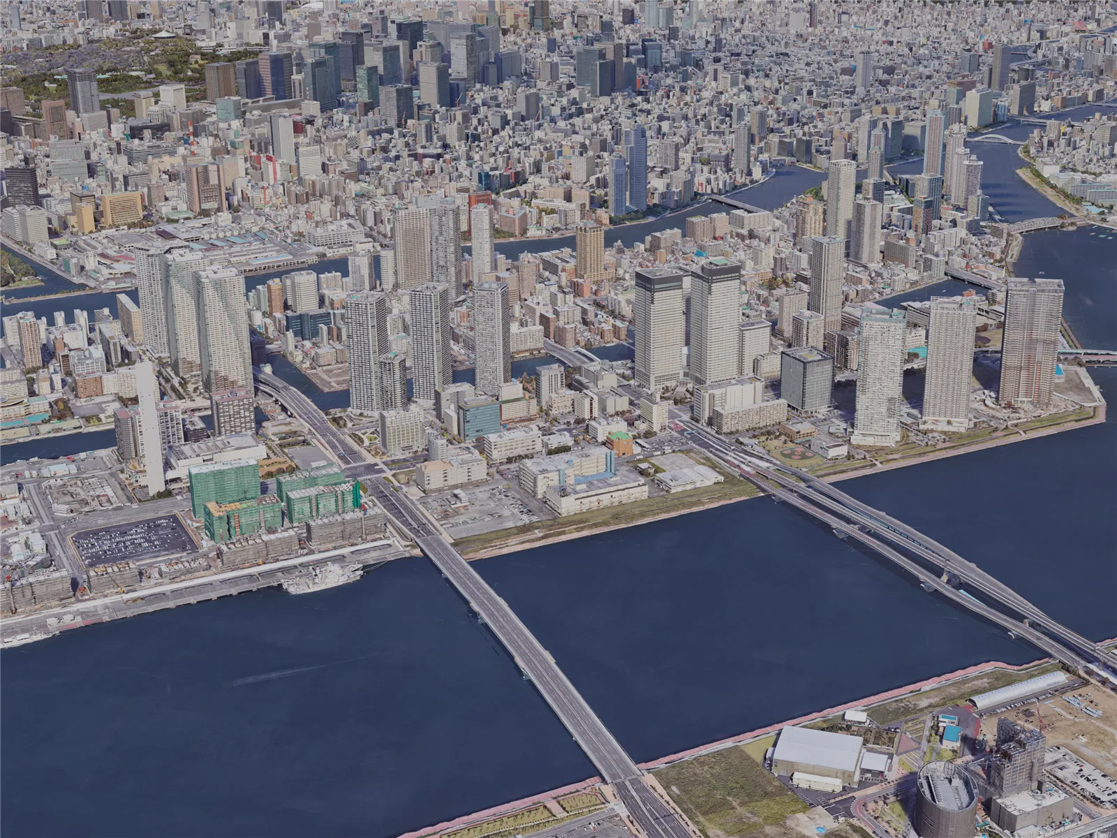 Tokyo City, Japan (2019) 3D Model main preview