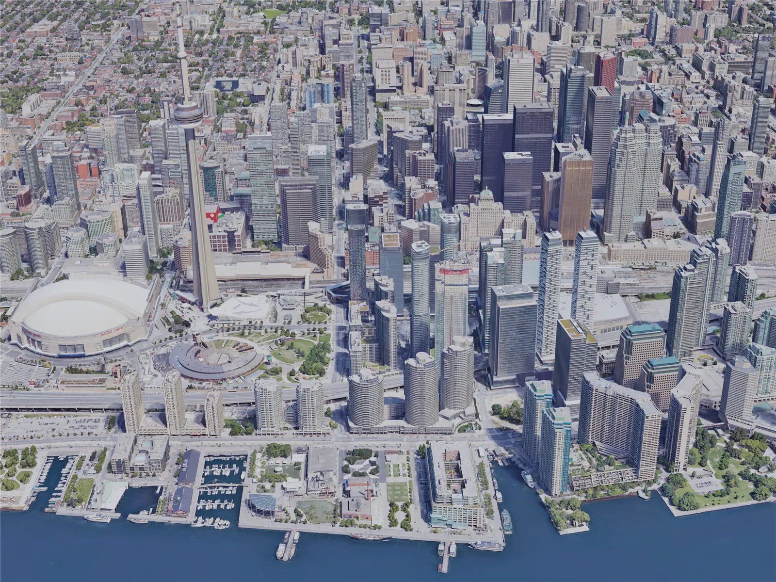 Toronto City, ON, Canada (2019) 3D Model main preview