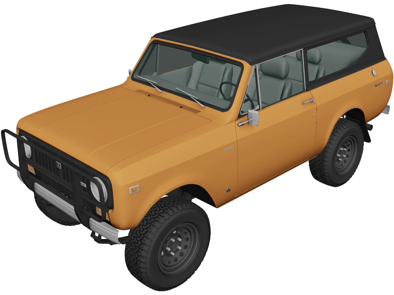 International Scout II (1976) 3D Model main preview