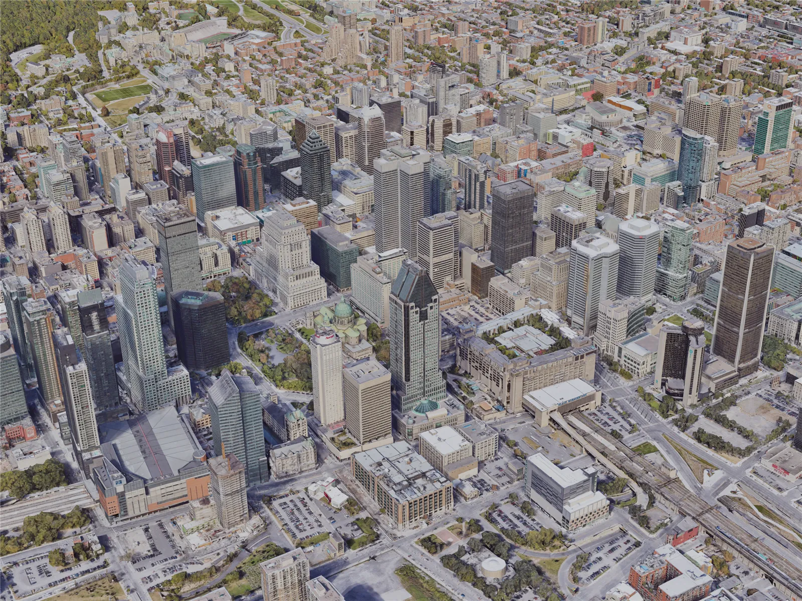 Montreal City, QC, Canada (2019) 3D Model main preview