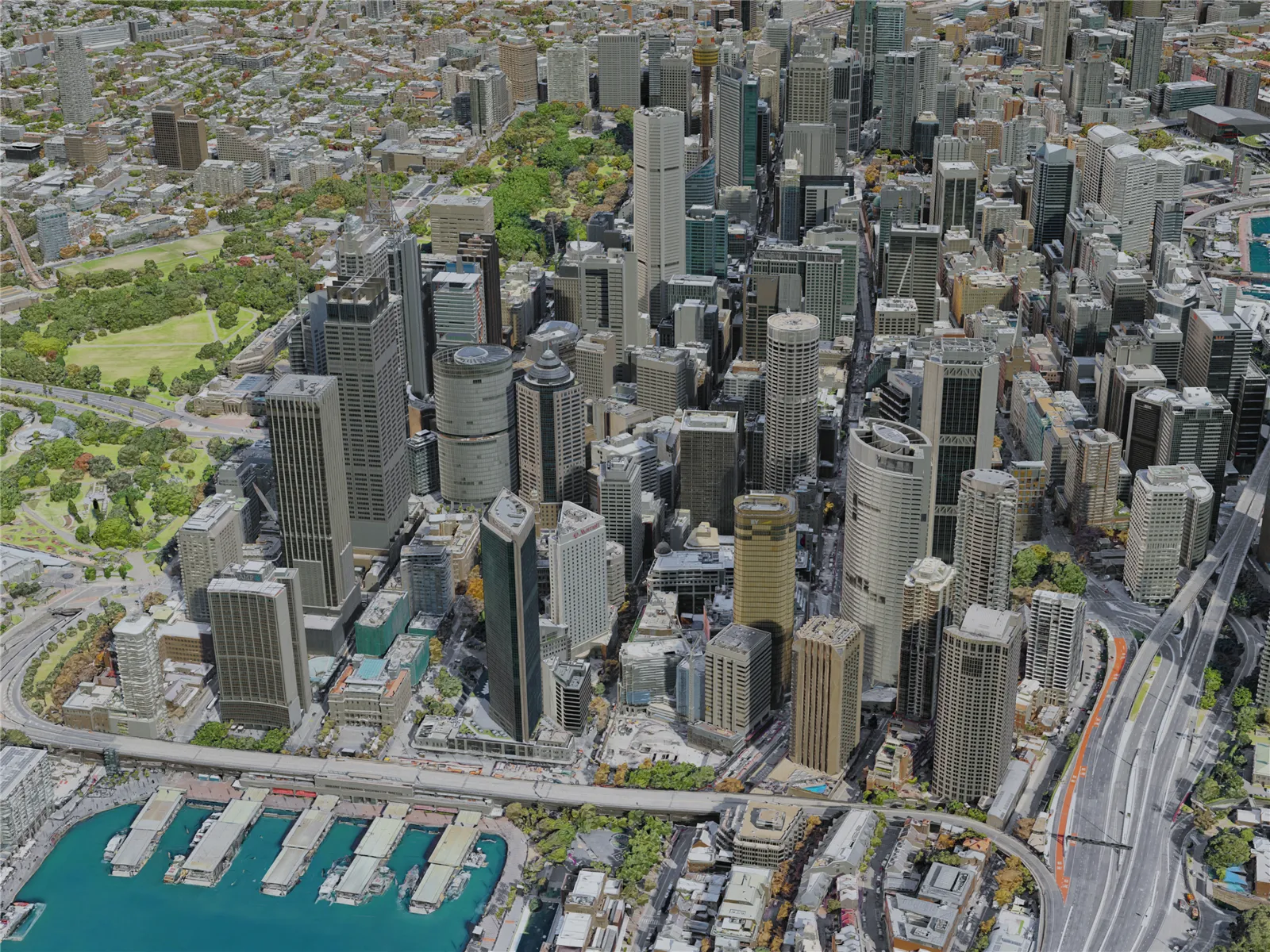 Sydney City, Australia (2019) 3D Model main preview