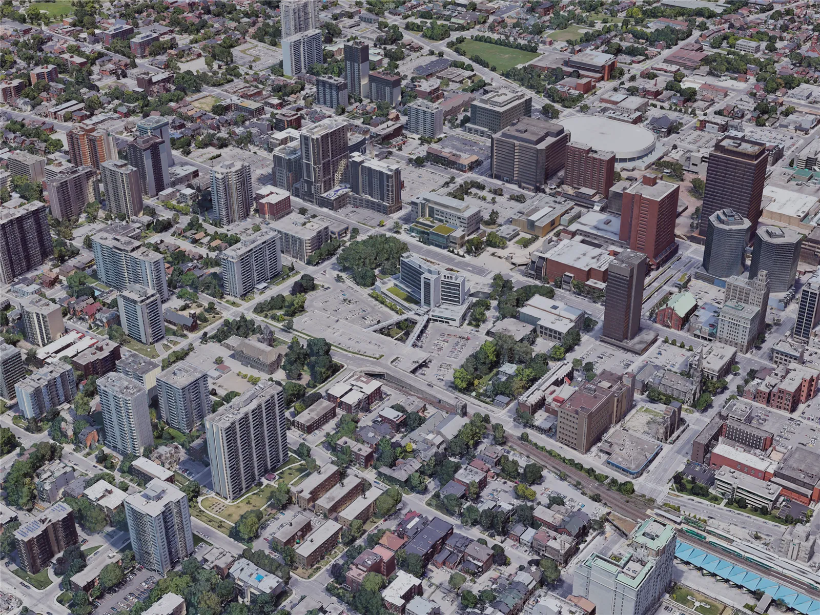 Hamilton City, ON, Canada (2019) 3D Model main preview