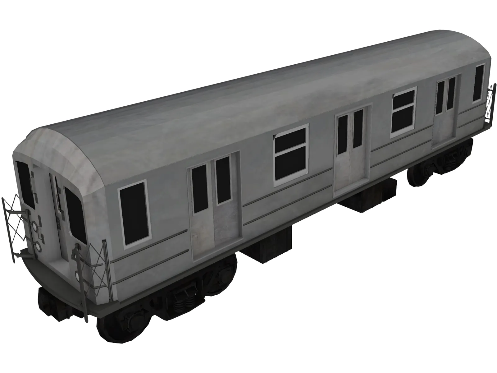 Subway Car 3D Model main preview