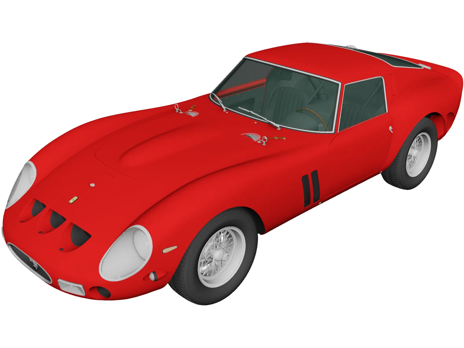 Ferrari 250 GTO (1962) 3D Model main preview