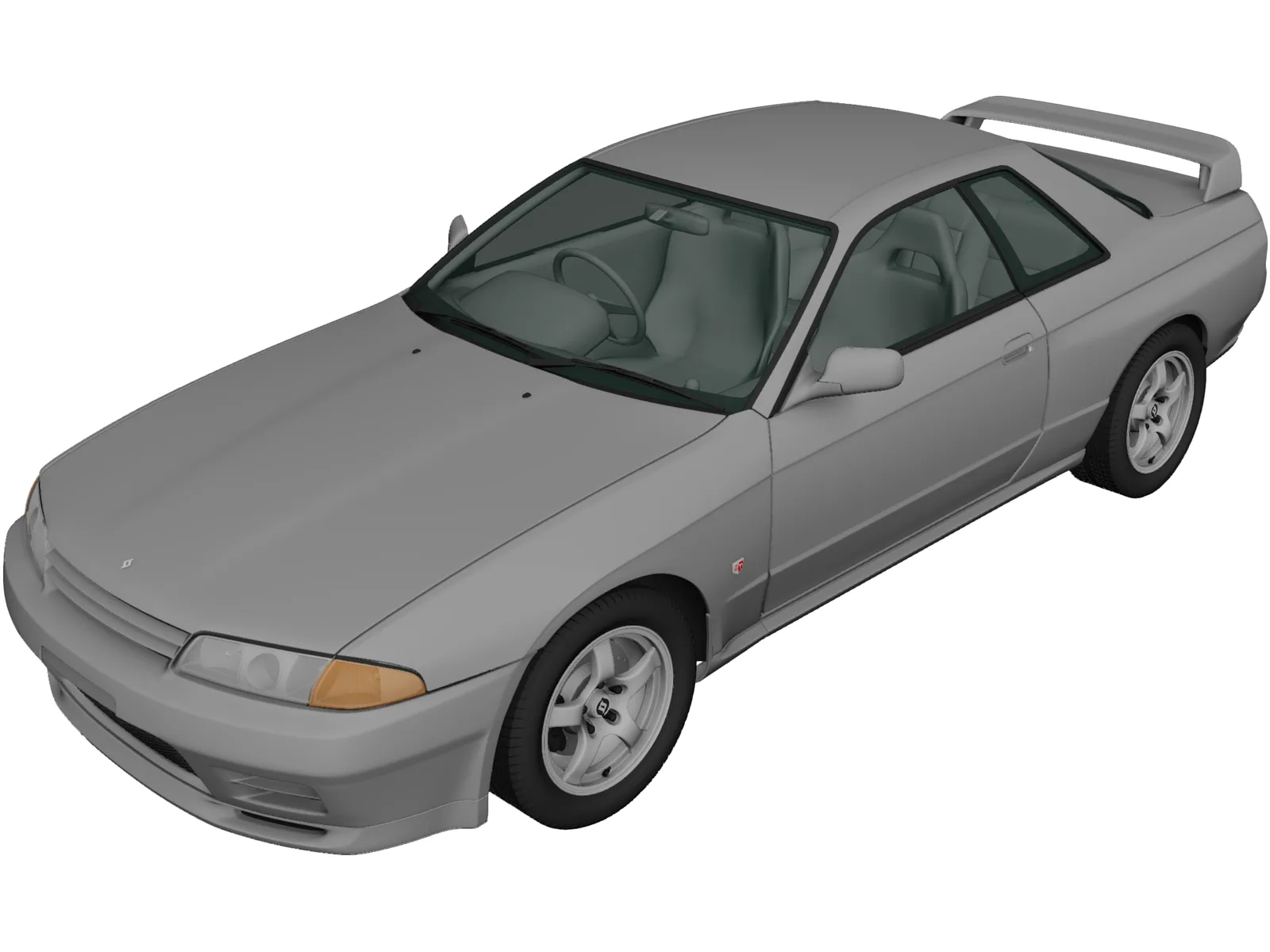 Nissan Skyline R32 GT-R Coupe (1989) 3D Model main preview