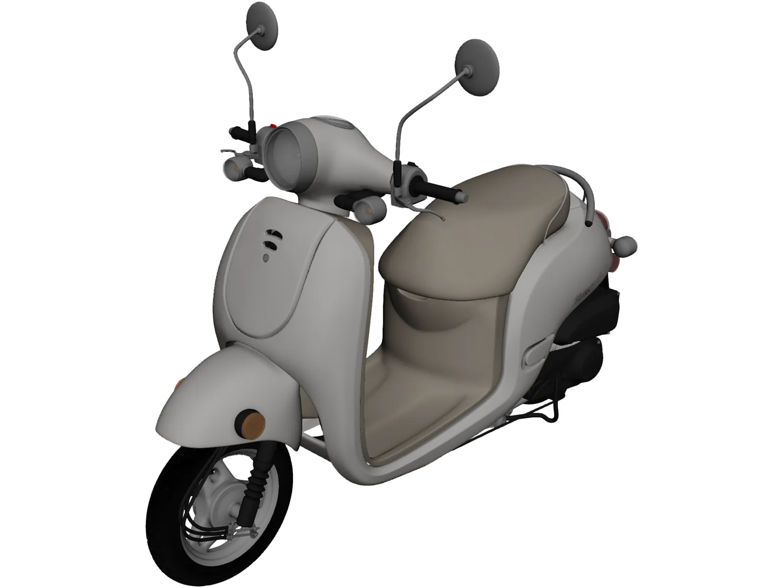 Honda Metropolitan (2013) 3D Model main preview