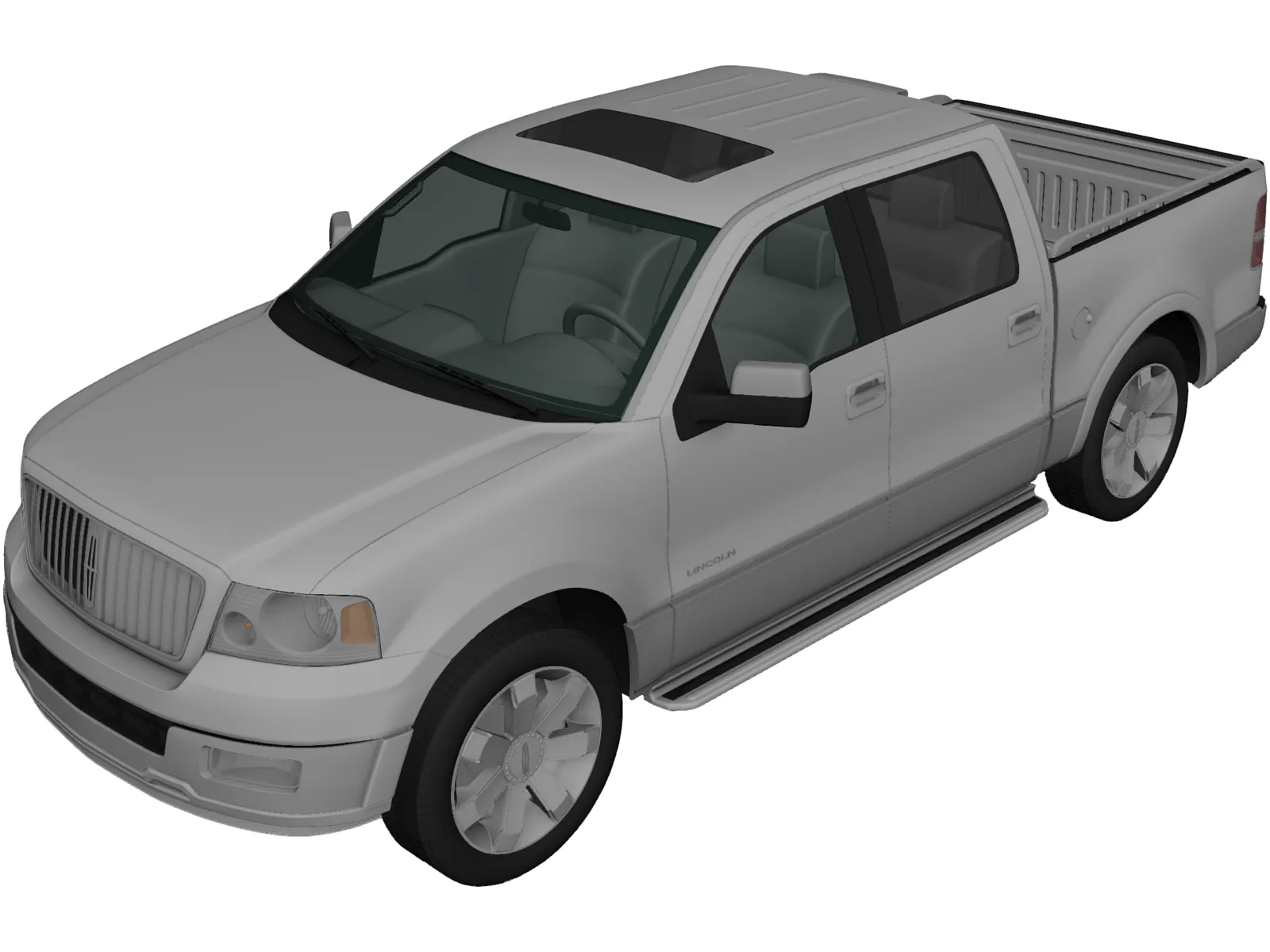 Lincoln Mark LT (2005) 3D Model main preview