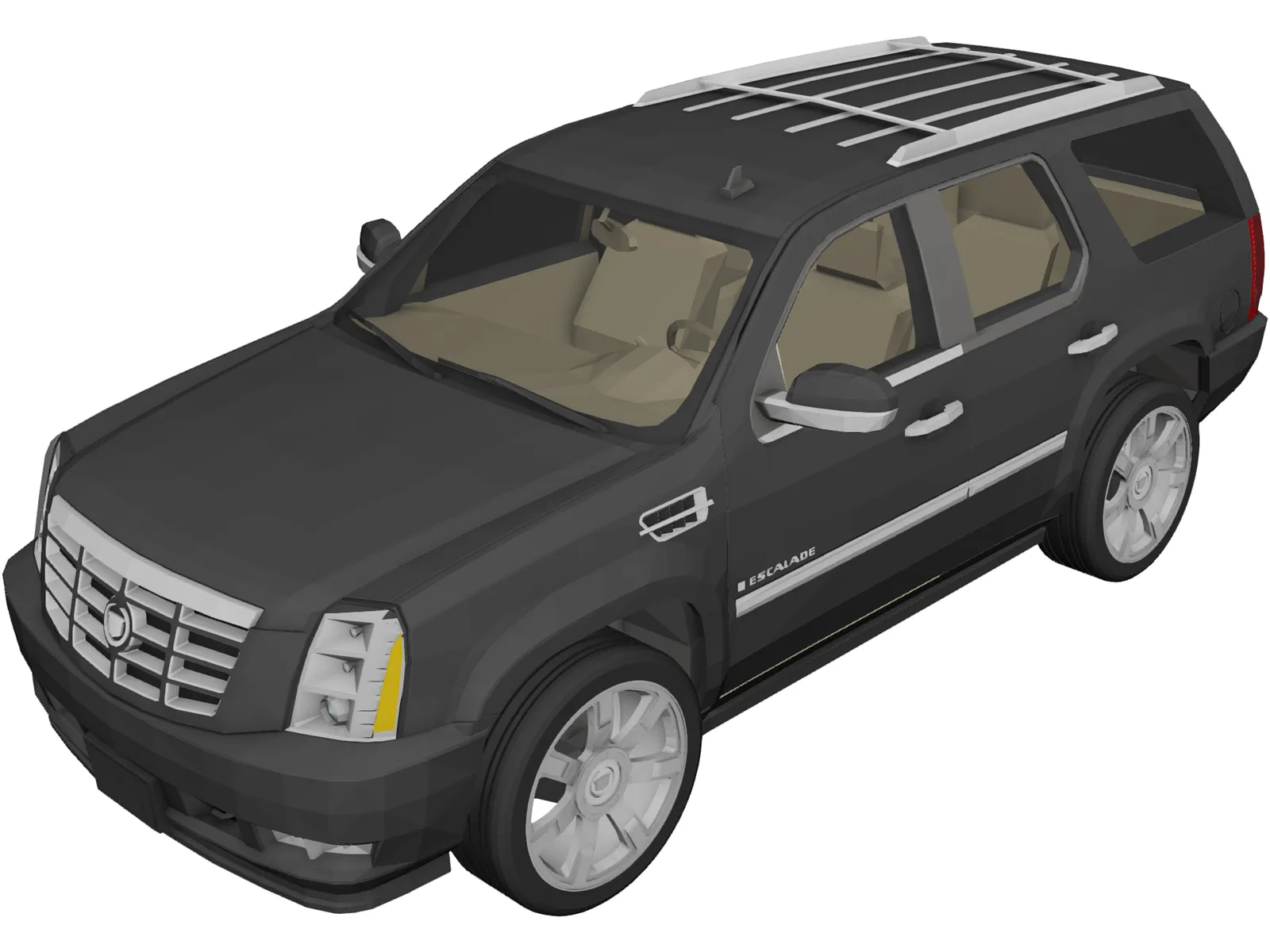 Cadillac Escalade (2008) 3D Model main preview